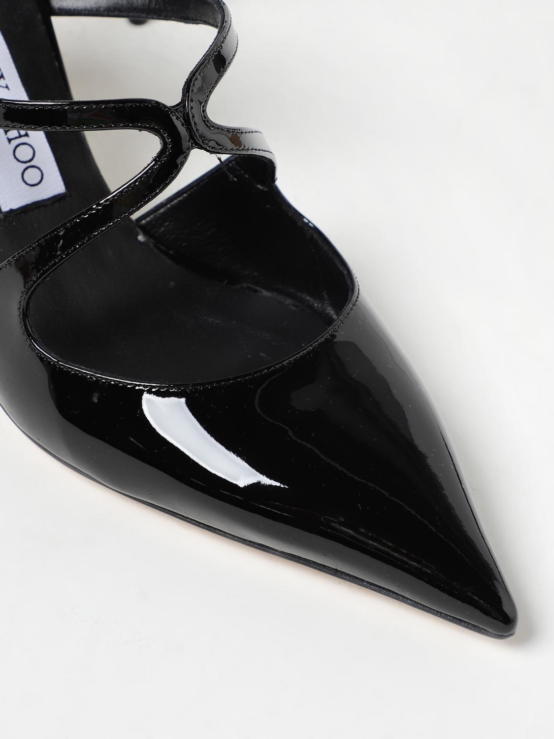 Jimmy Choo パンプス レディース - ブラック | AZIA PUMP 75 PAT