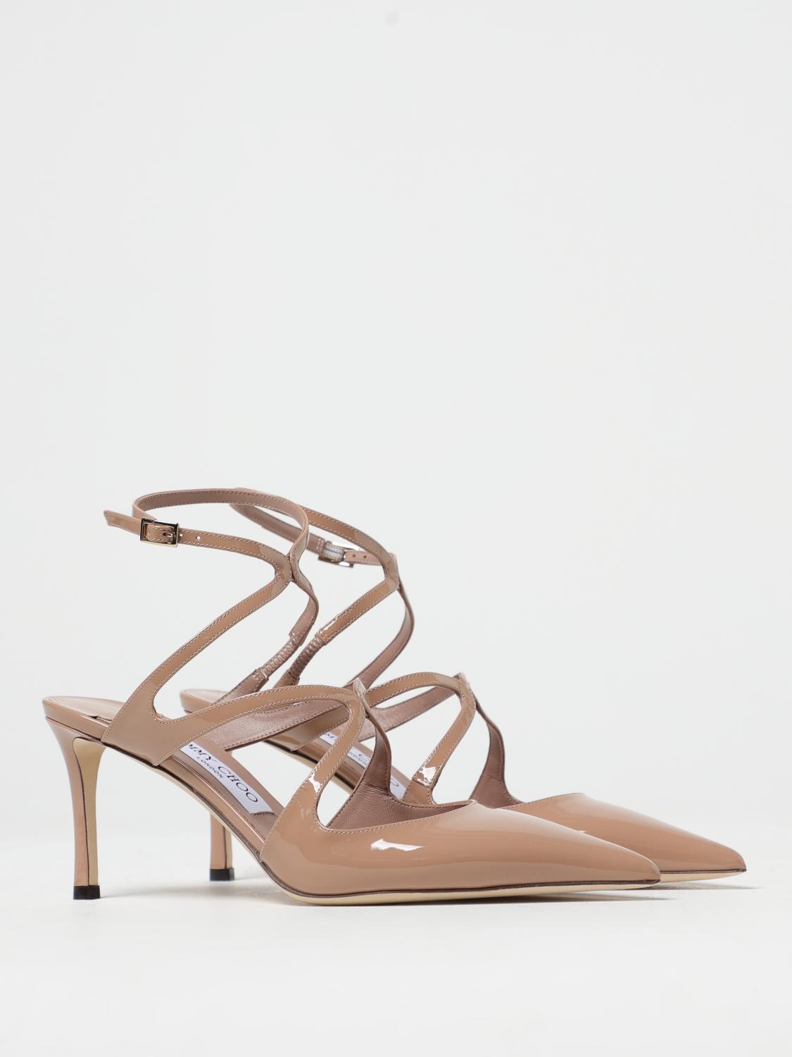 Jimmy Choo Azia pumps in patent leather - Pink | AZIA PUMP 75 PAT