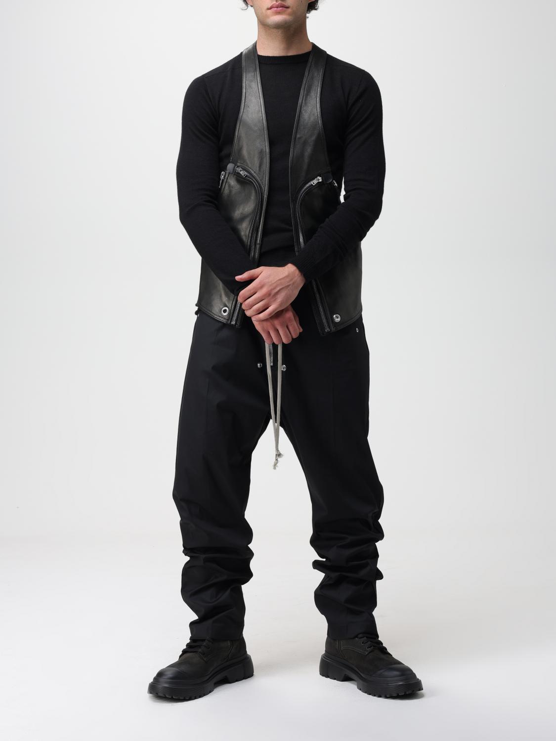 RICK OWENS 毛衣: 毛衣 男士 Rick Owens, 黑色 - Img 2