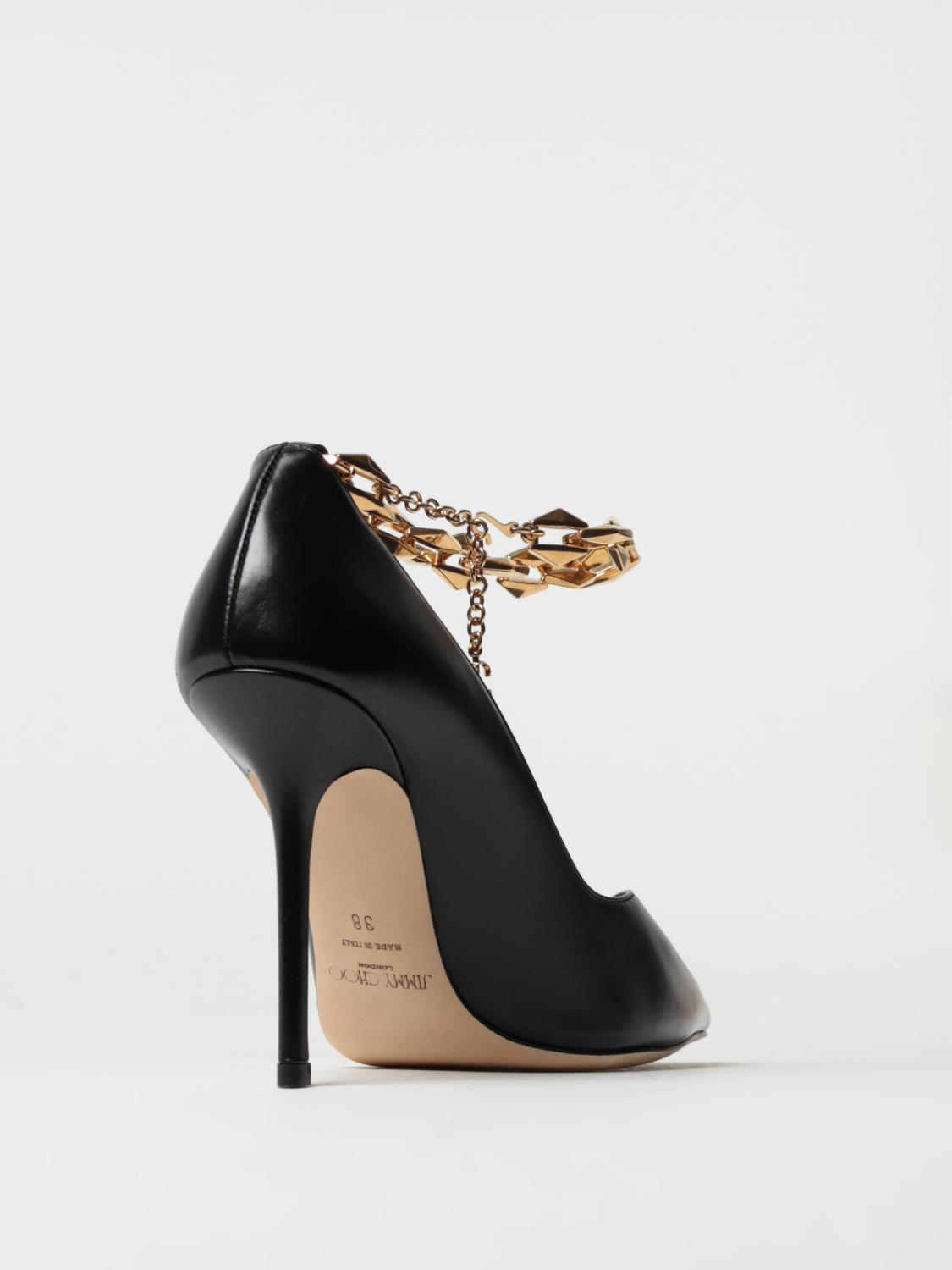 Jimmy Choo Pumps Diamond Talura in leather - Black