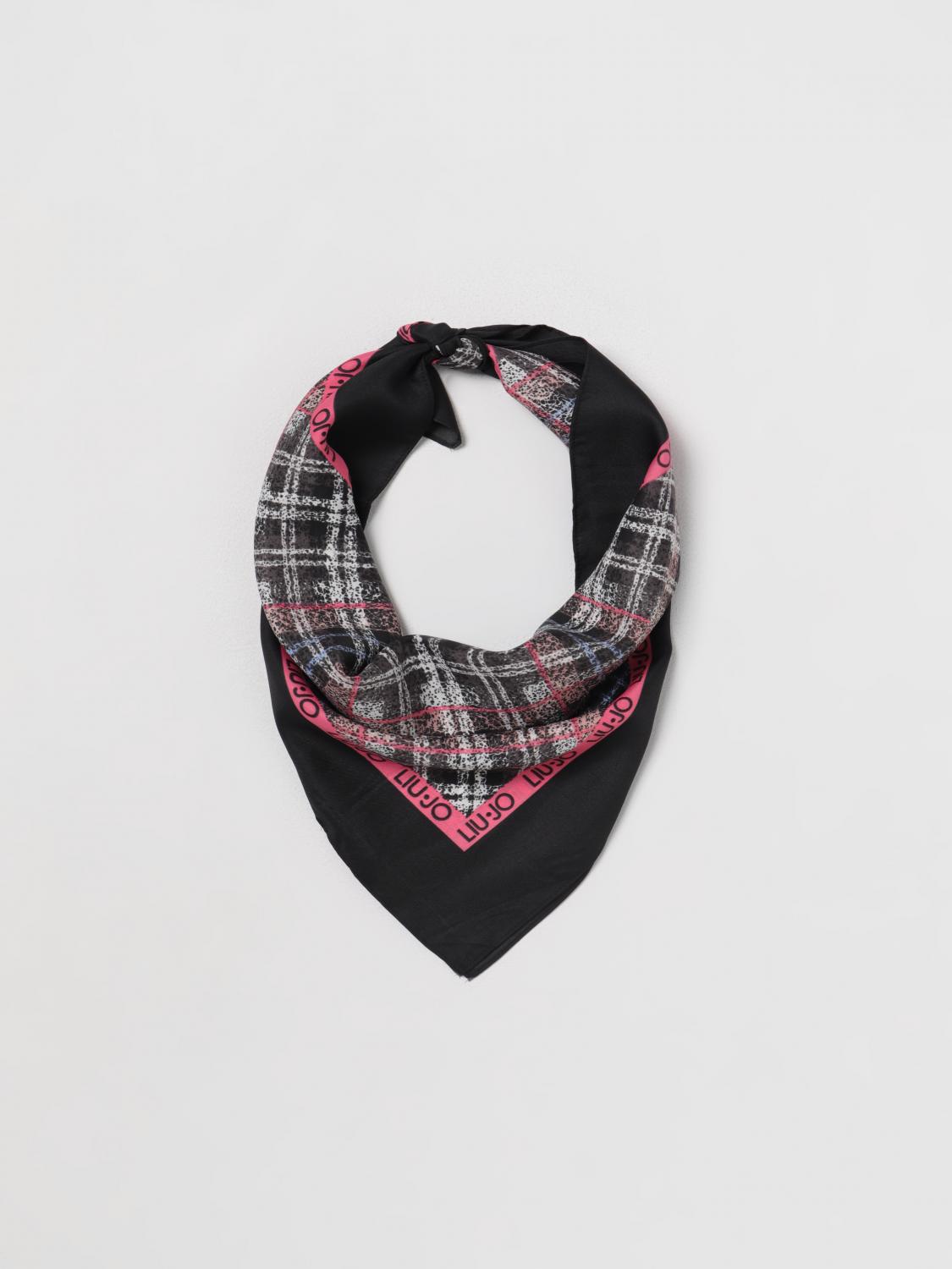 Stola LIU JO 90x180 Cm – Foulard Con Stampa Fantasia, Poliestere, Bordo Cucito Per Primavera/Estate