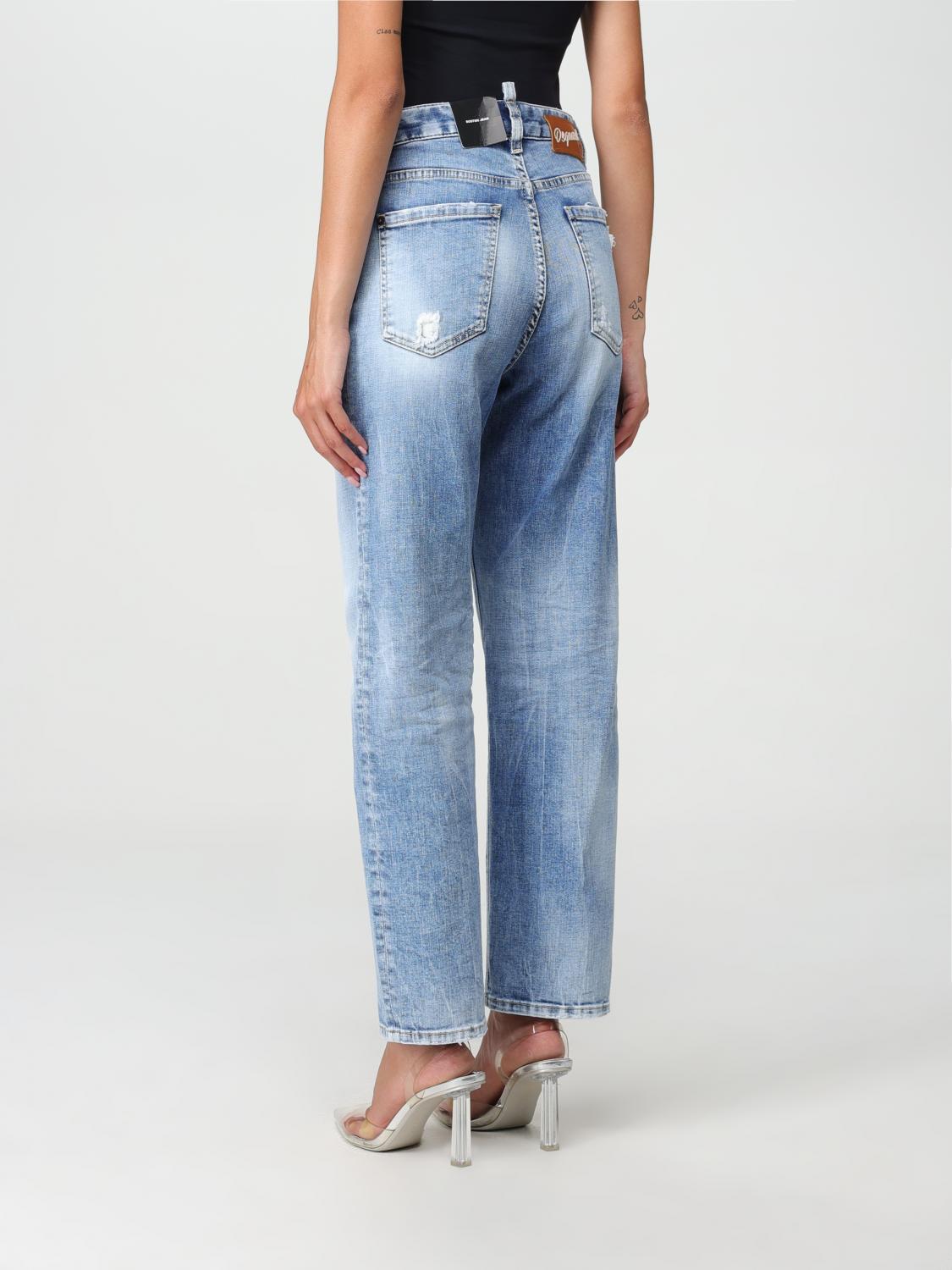 Dsquared2 Outlet: jeans in washed denim - Denim | Dsquared2