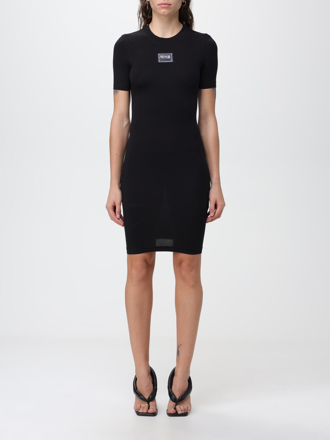 VERSACE JEANS COUTURE DRESS: Dress woman Versace Jeans Couture, Black - Img 1