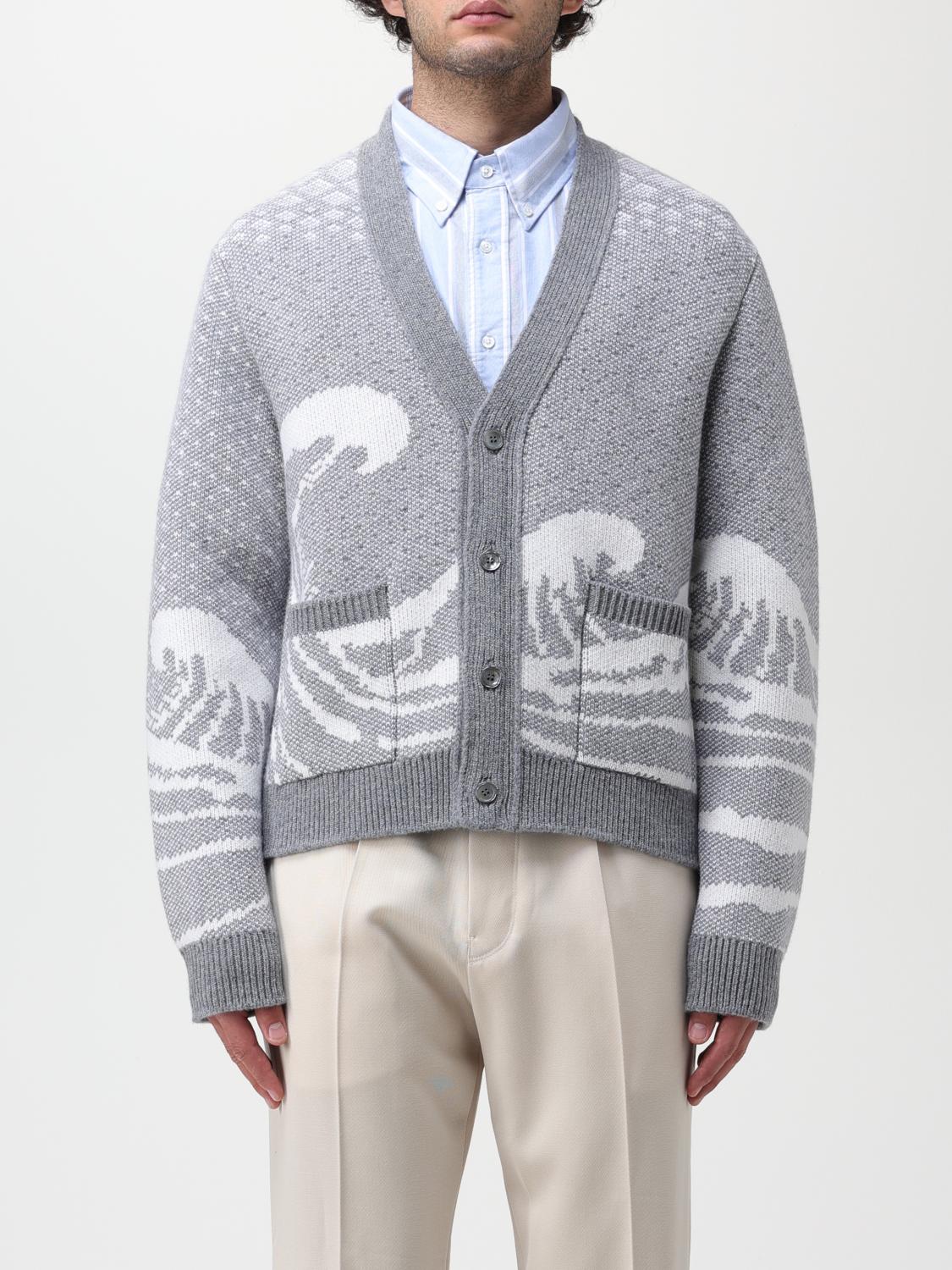 Giglio Cardigan Thom Browne in lana jacquard