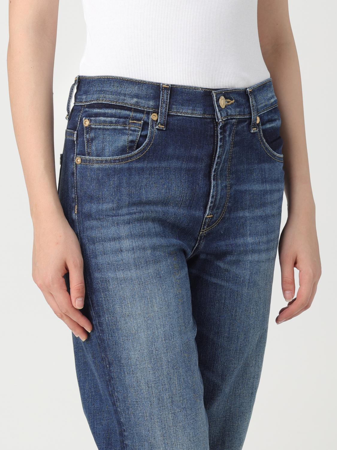 7 FOR ALL MANKIND VAQUEROS: Vaquero mujer 7 For All Mankind, Azul Oscuro - Img 3