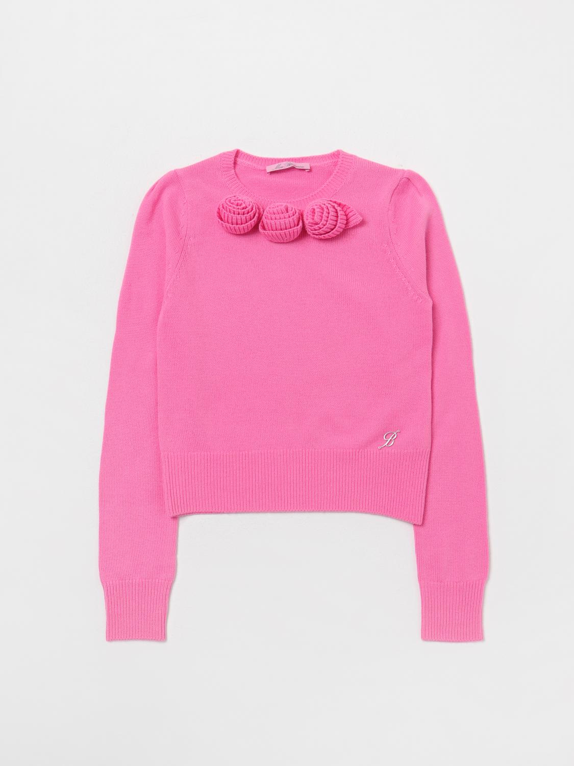 MISS BLUMARINE PULLOVER: Pullover kinder Miss Blumarine, Pink - Img 1