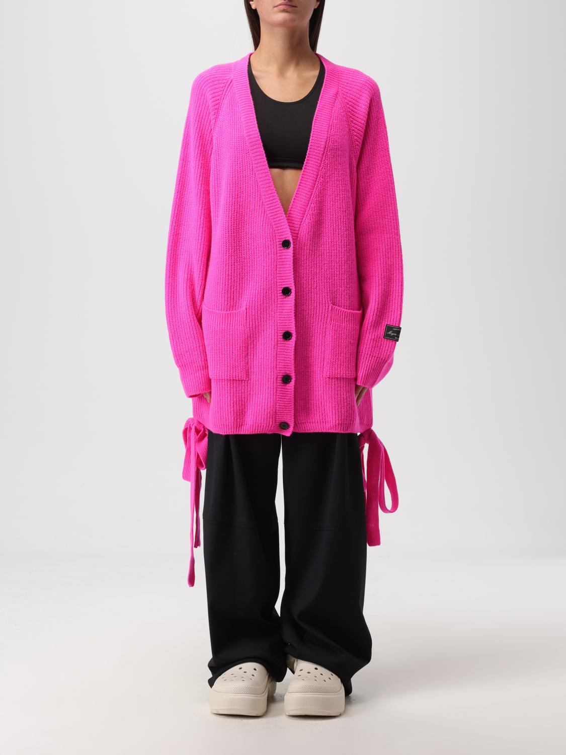 MSGM MAGLIA: Cardigan MSGM in lana e cashmere, Fuxia - Img 1