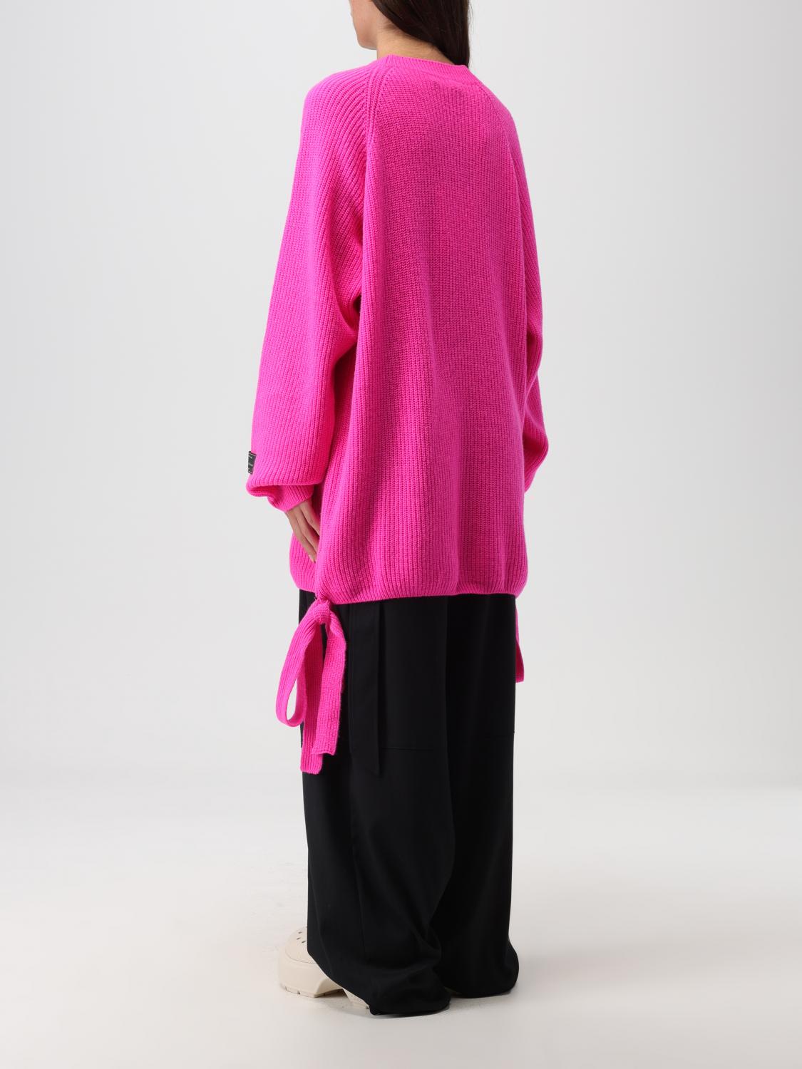 MSGM MAGLIA: Cardigan MSGM in lana e cashmere, Fuxia - Img 3