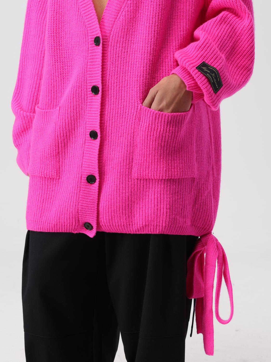 MSGM MAGLIA: Cardigan MSGM in lana e cashmere, Fuxia - Img 5