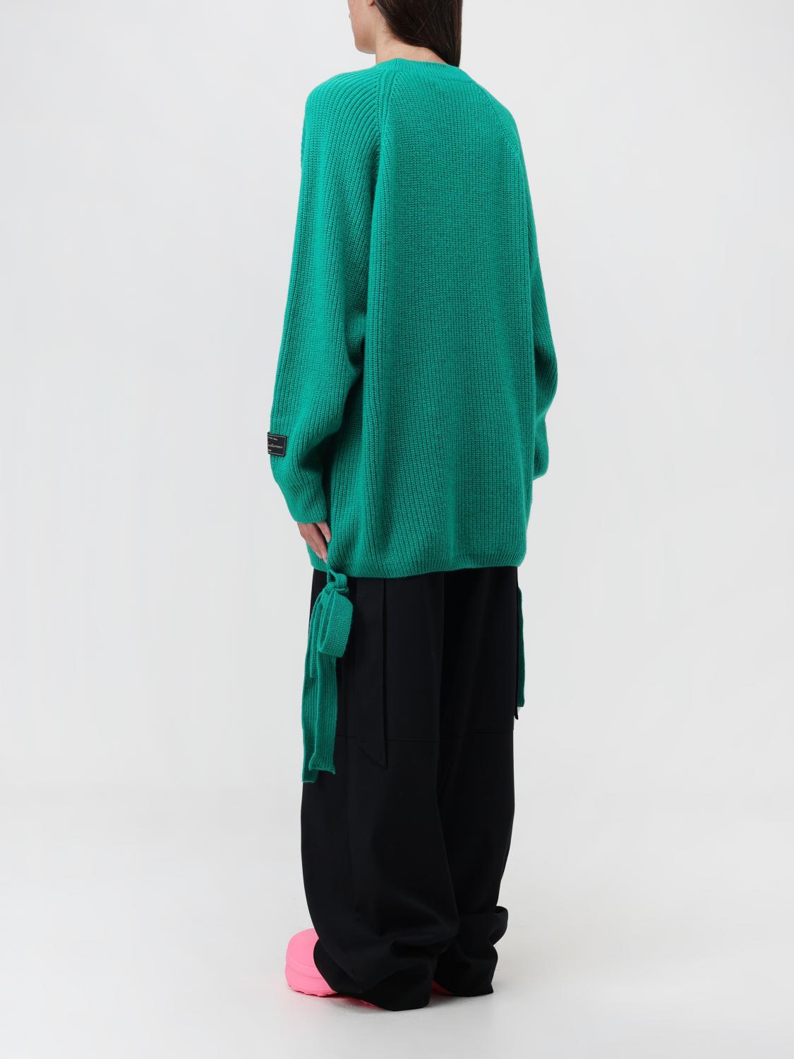 MSGM MAGLIA: Cardigan MSGM in lana e cashmere, Verde - Img 3