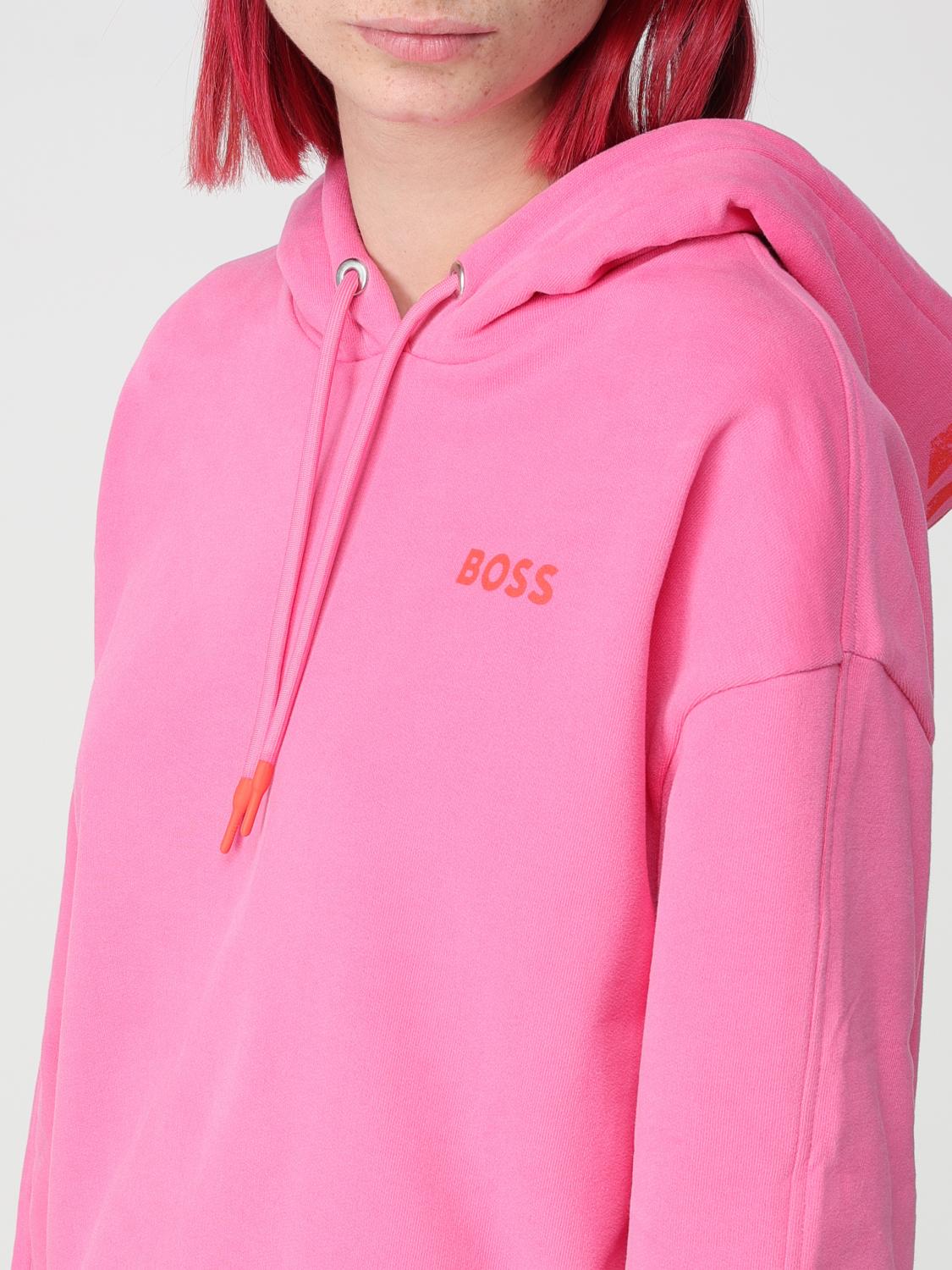 BOSS SUDADERA: Sudadera mujer Boss, Rosa - Img 3