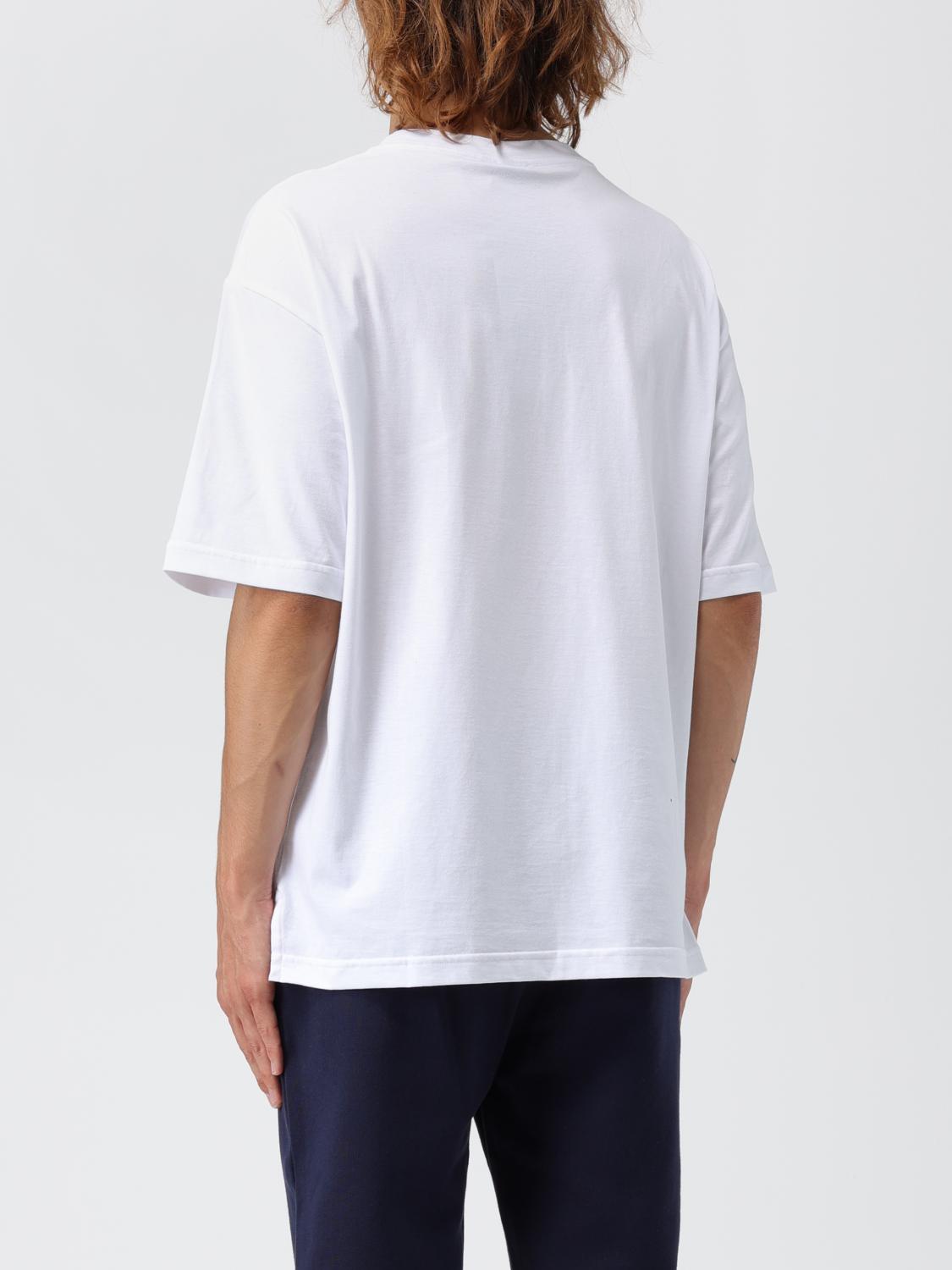 KITON T-SHIRT: T-shirt Kiton in cotone con ricamo, Bianco - Img 3
