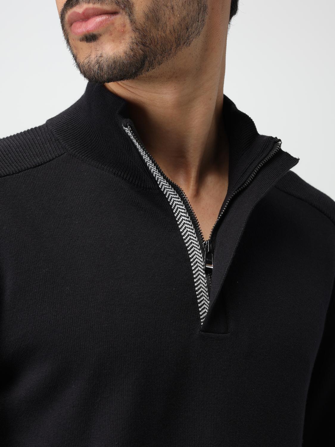 BOSS PULLOVER: Pullover herren Boss, Schwarz - Img 3