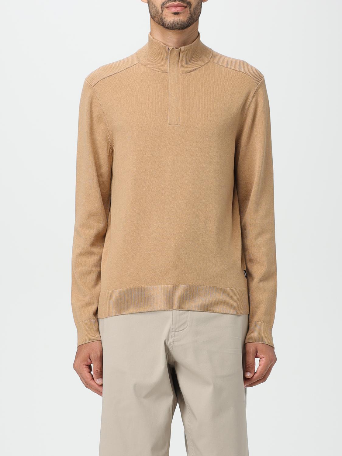 BOSS PULL: Pull homme Boss, Beige - Img 1