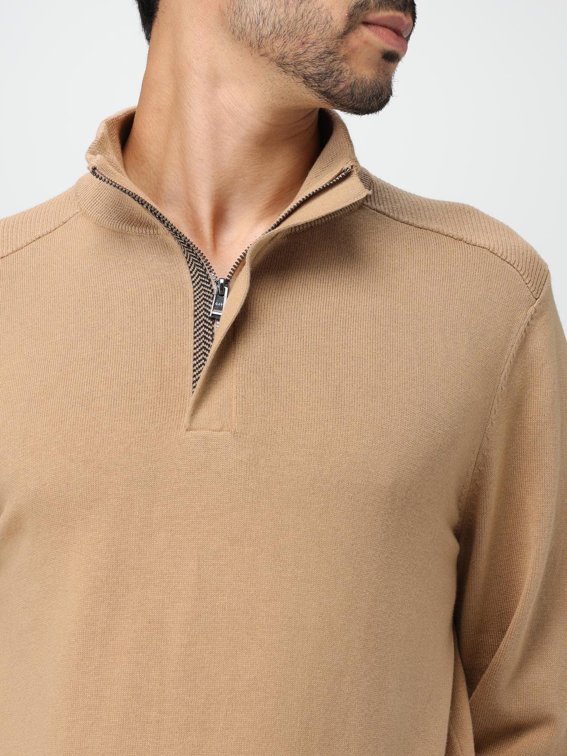 BOSS PULL: Pull homme Boss, Beige - Img 3