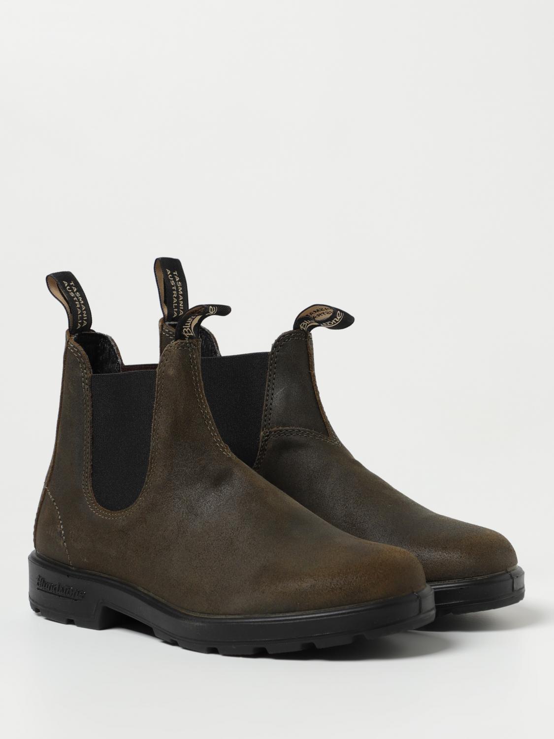 BLUNDSTONE ブーツ: シューズ メンズ Blundstone, オリーブ - Img 2