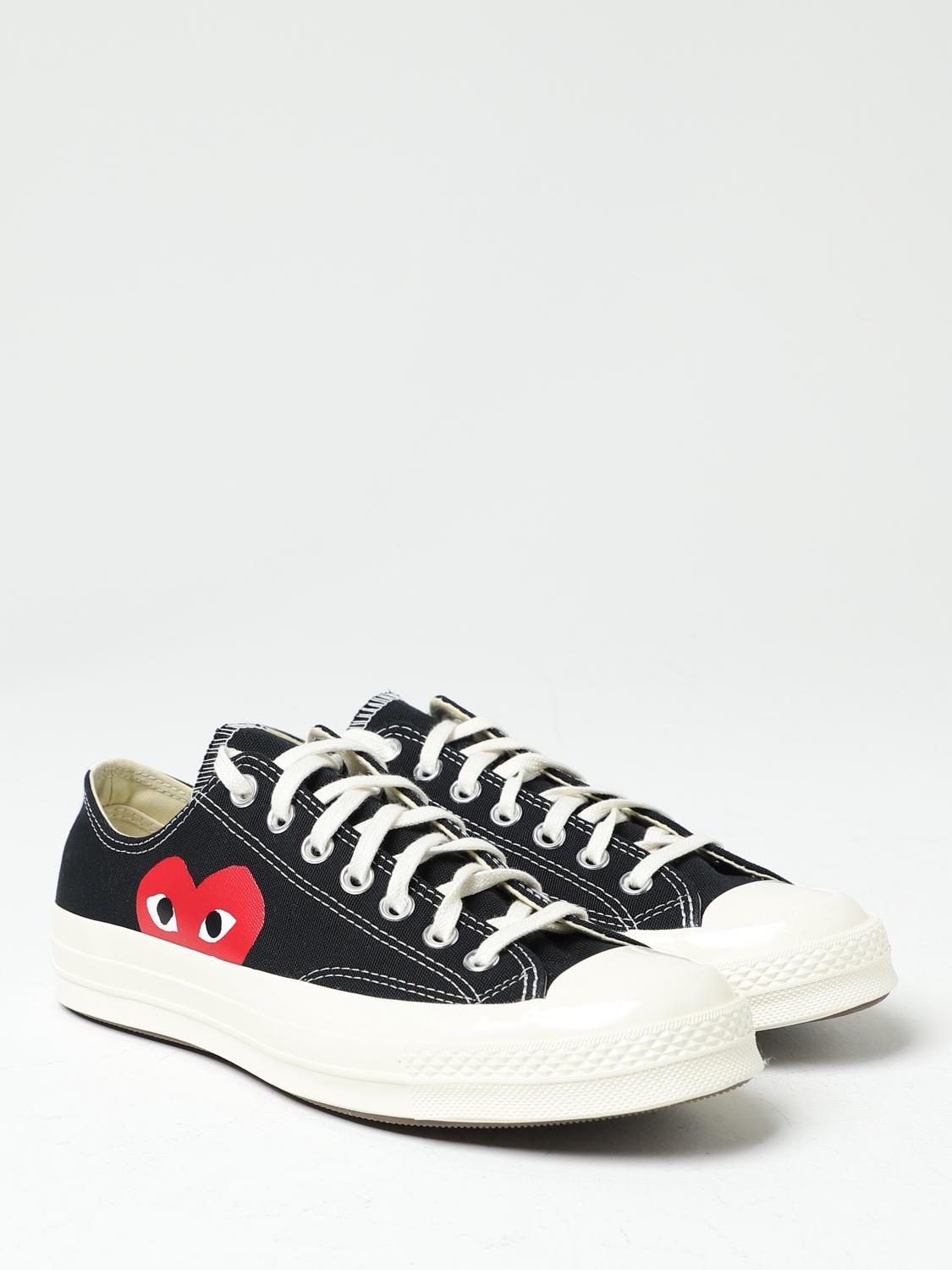 COMME DES GARÇON PLAY SNEAKERS: Shoes men Comme Des Garcons, Black - Img 2