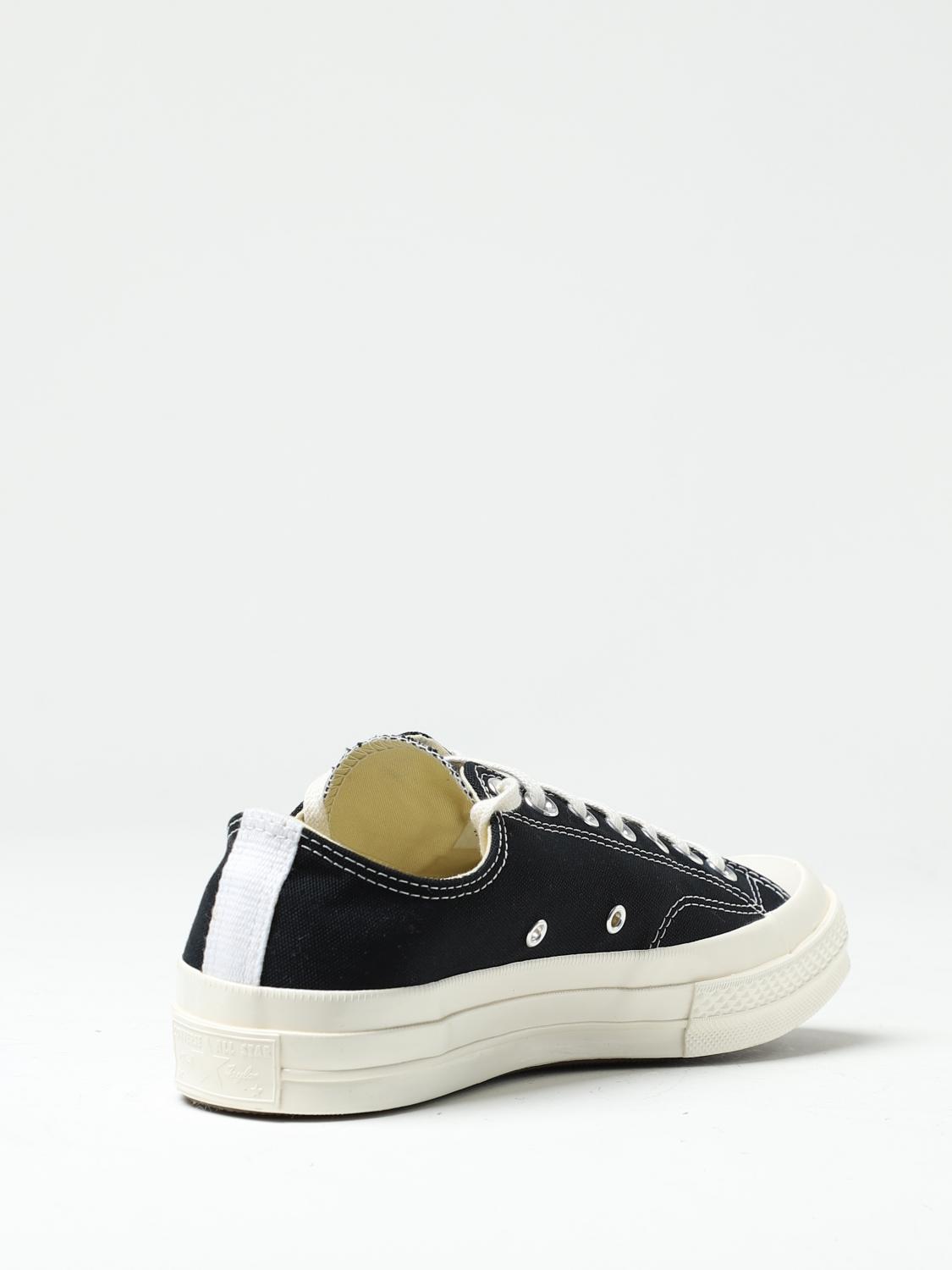 COMME DES GARÇON PLAY SNEAKERS: Shoes men Comme Des Garcons, Black - Img 3