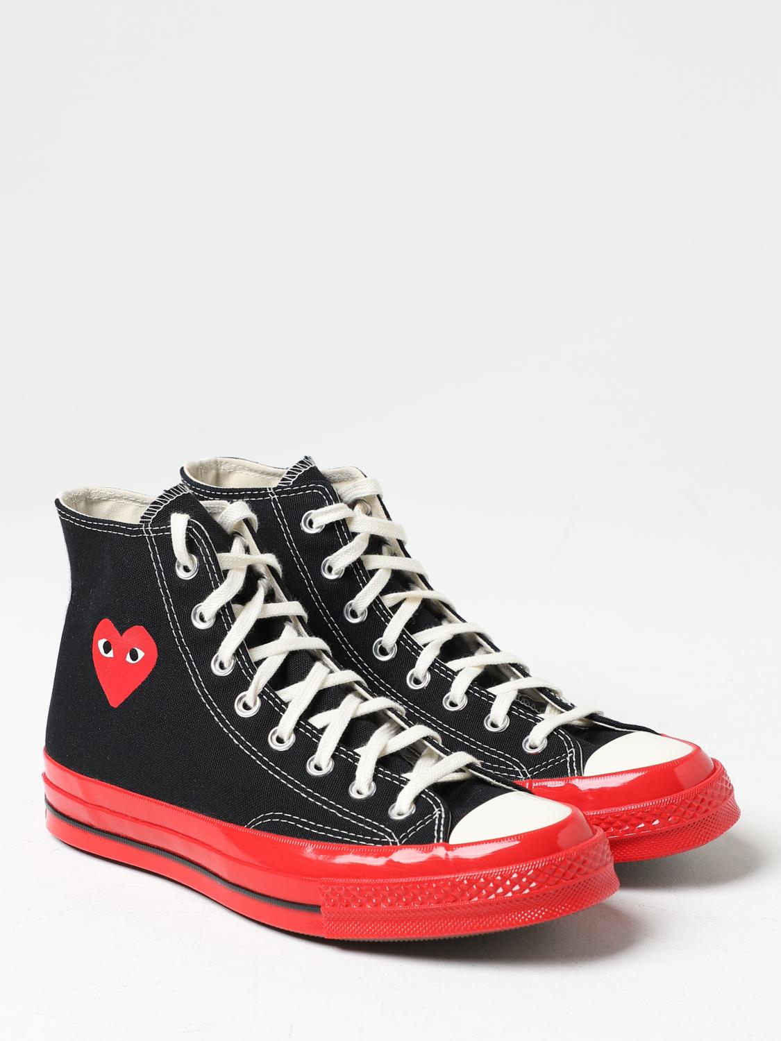 COMME DES GARÇONS PLAY SNEAKERS: Schuhe herren Comme Des Garçons, Schwarz - Img 2