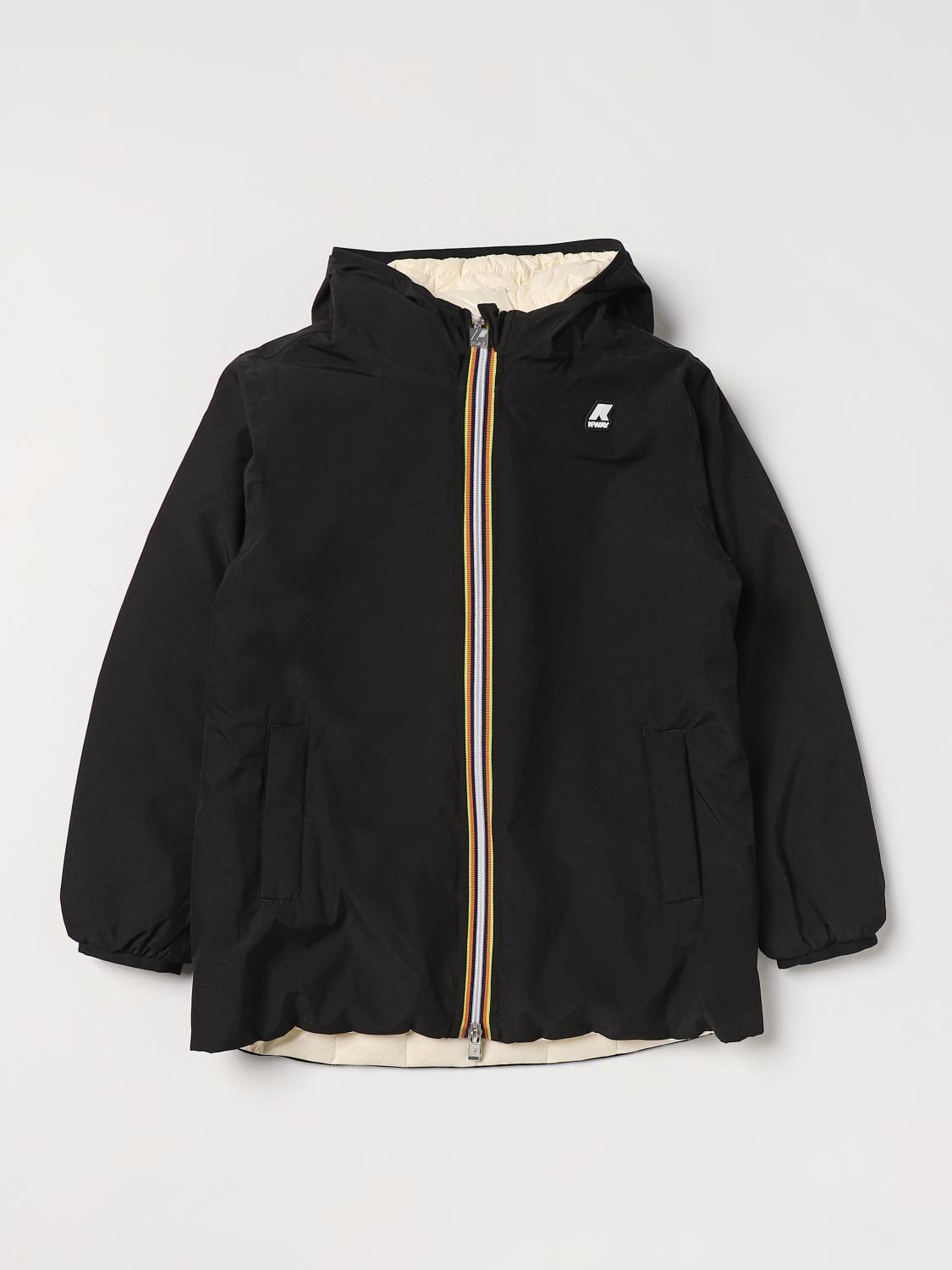 K-WAY JACKET: Jacket kids K-way, Black - Img 1