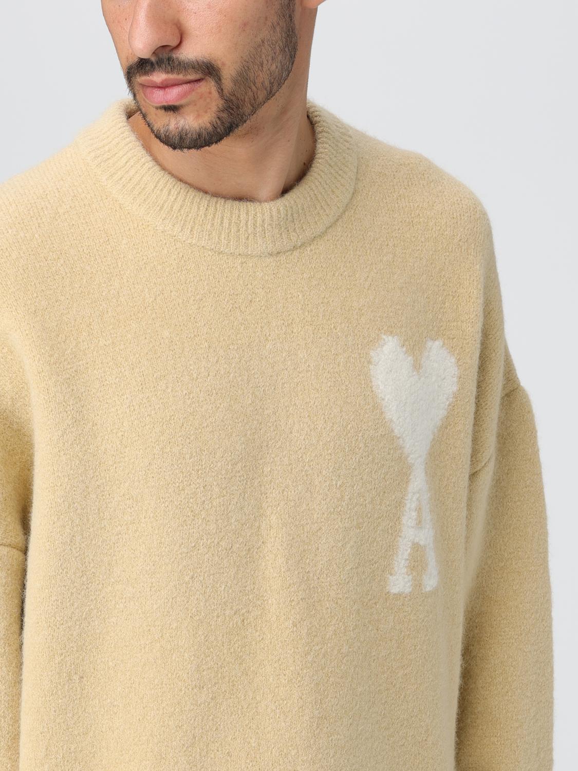 AMI PARIS SWEATER: Sweater men Ami Paris, Cream - Img 5