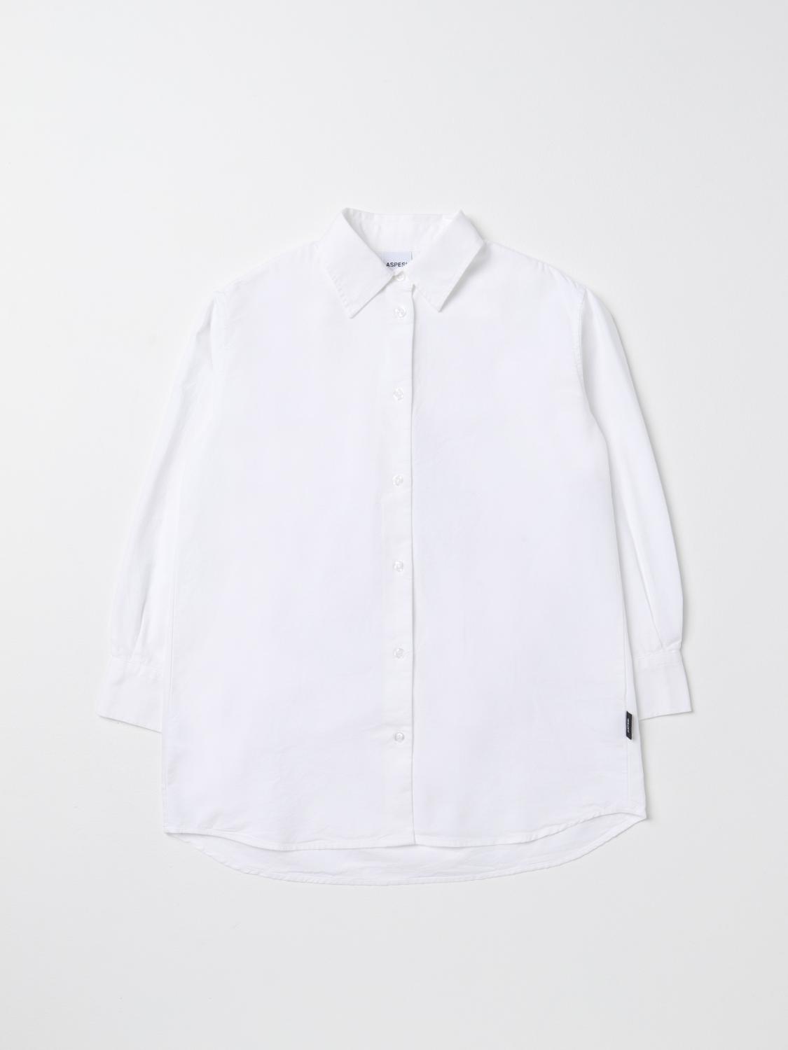 ASPESI BLUSE: Bluse kinder Aspesi, Weiß - Img 1
