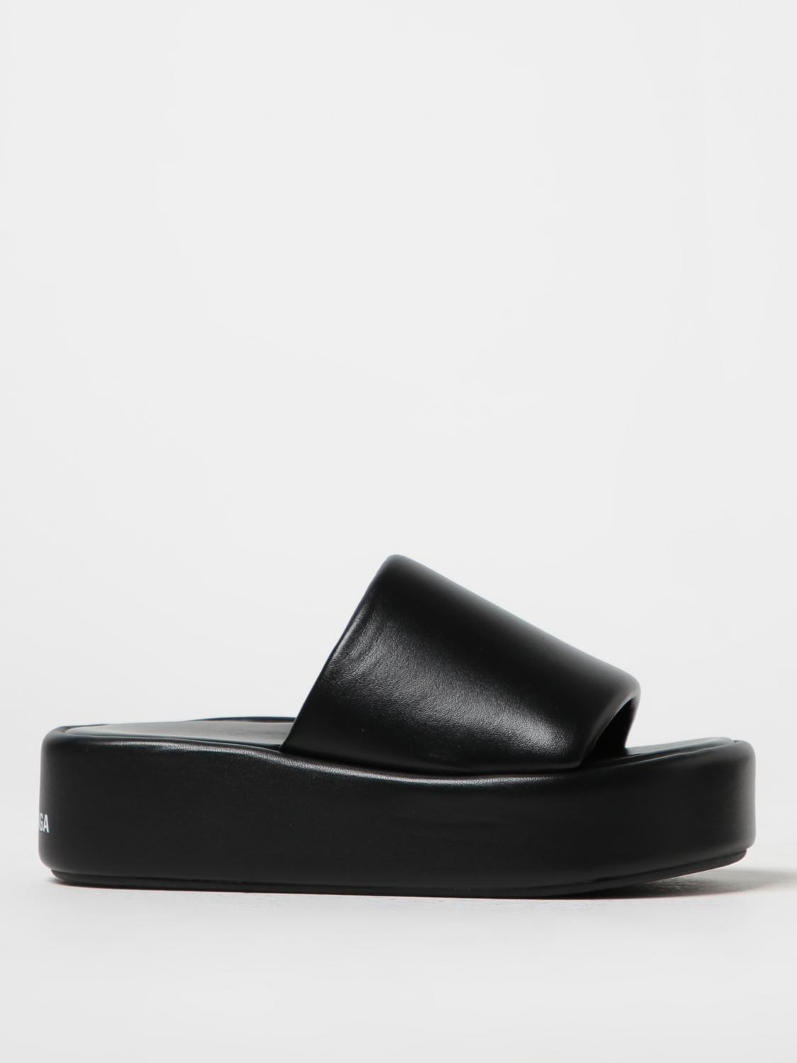 BALENCIAGA FLACHE SANDALEN: Schuhe damen Balenciaga, Schwarz - Img 1