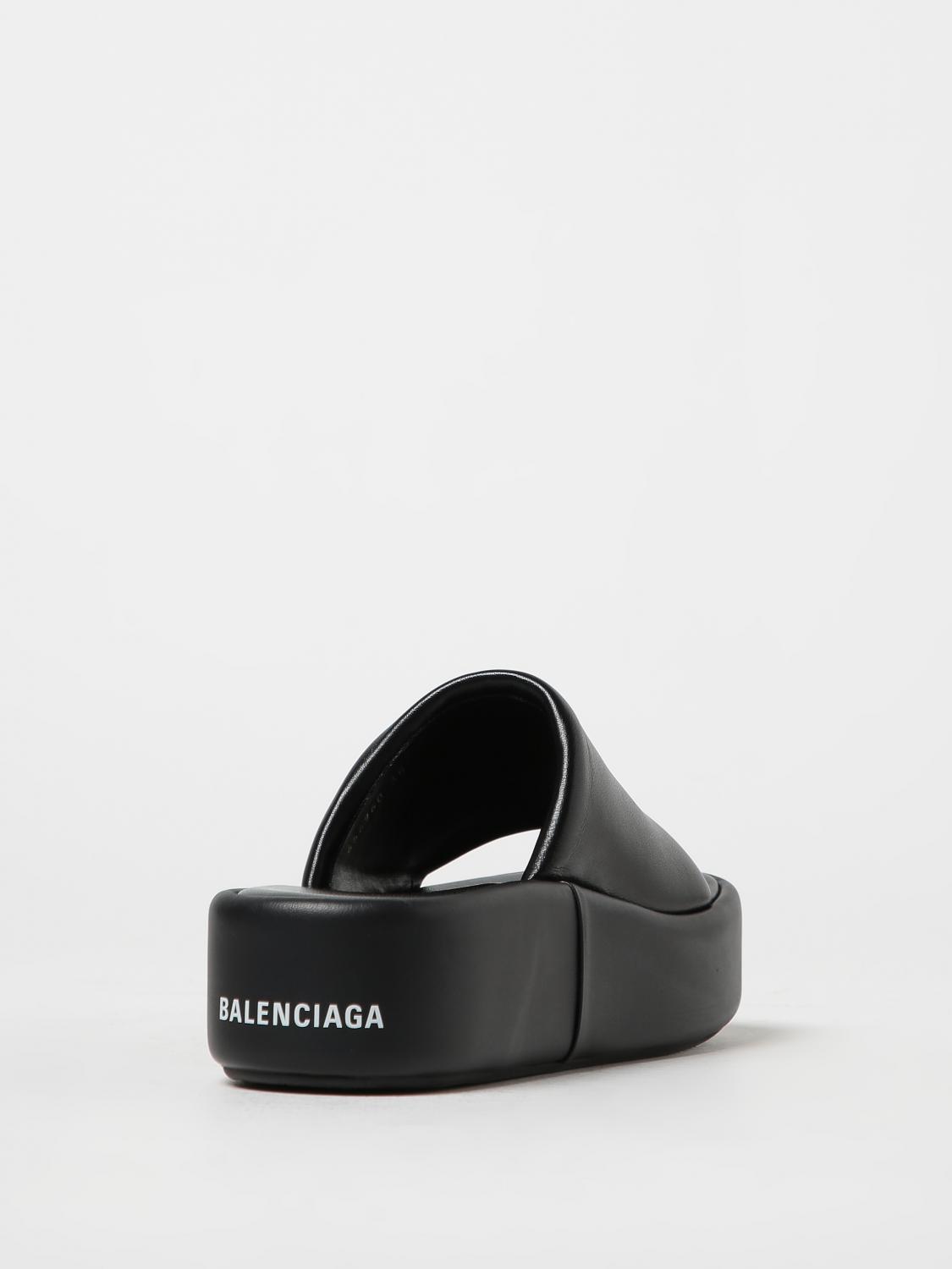 BALENCIAGA FLACHE SANDALEN: Schuhe damen Balenciaga, Schwarz - Img 3