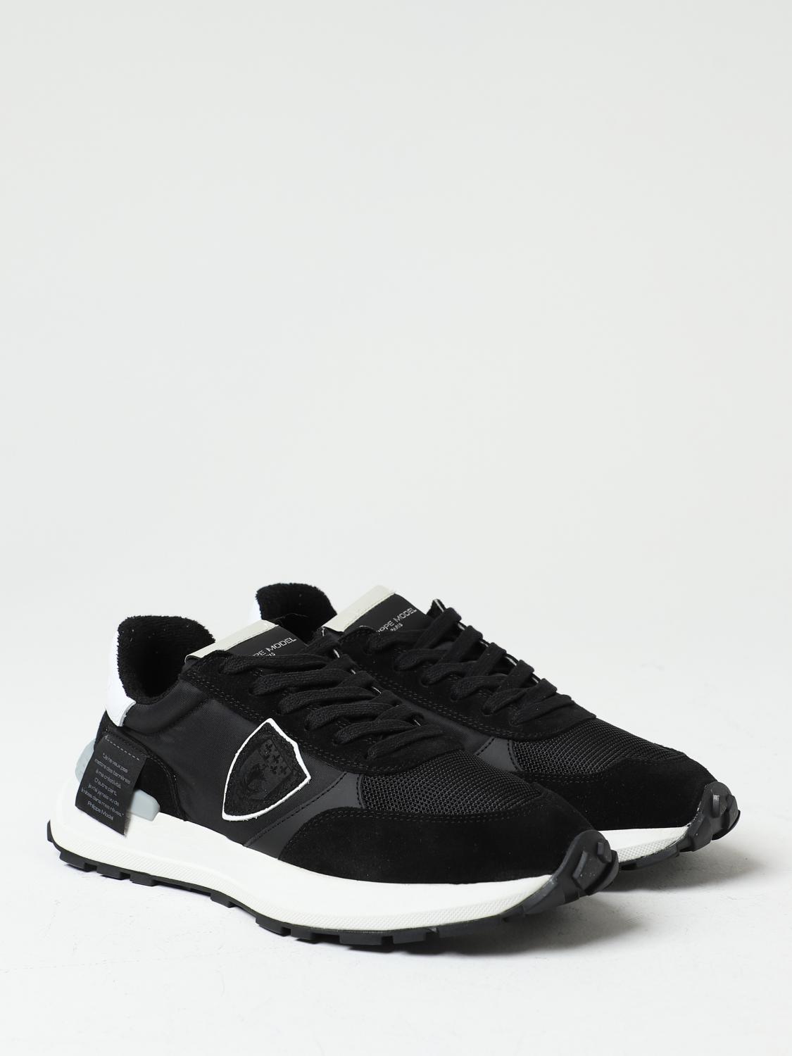 PHILIPPE MODEL ZAPATILLAS: Zapatillas mujer Philippe Model, Negro - Img 2