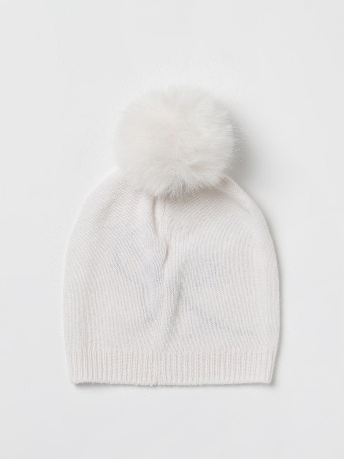 MISS BLUMARINE HUT: Hüte für mädchen kinder Miss Blumarine, Weiß - Img 2