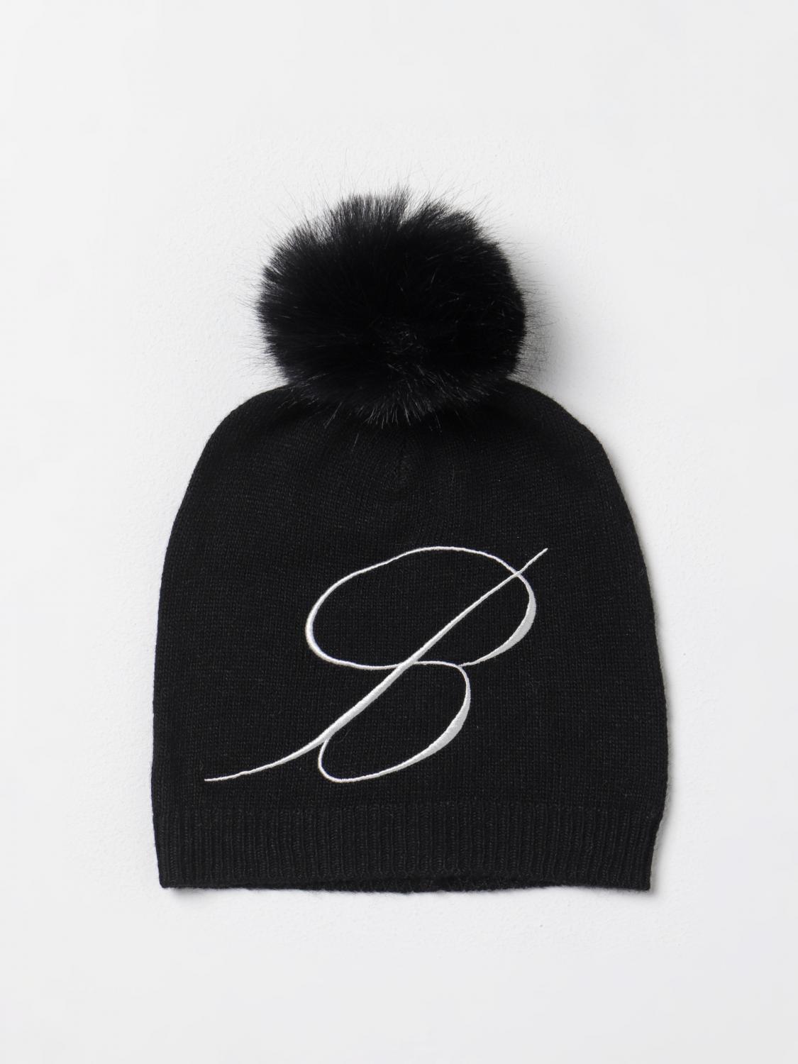 MISS BLUMARINE GORRO: Gorros niña niños Miss Blumarine, Negro - Img 1