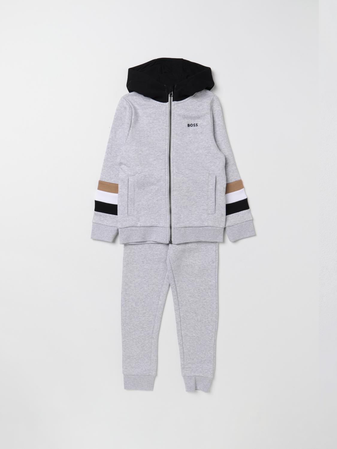 BOSS KLEIDUNGSSET: Anzug kinder Boss Kidswear, Grau - Img 1