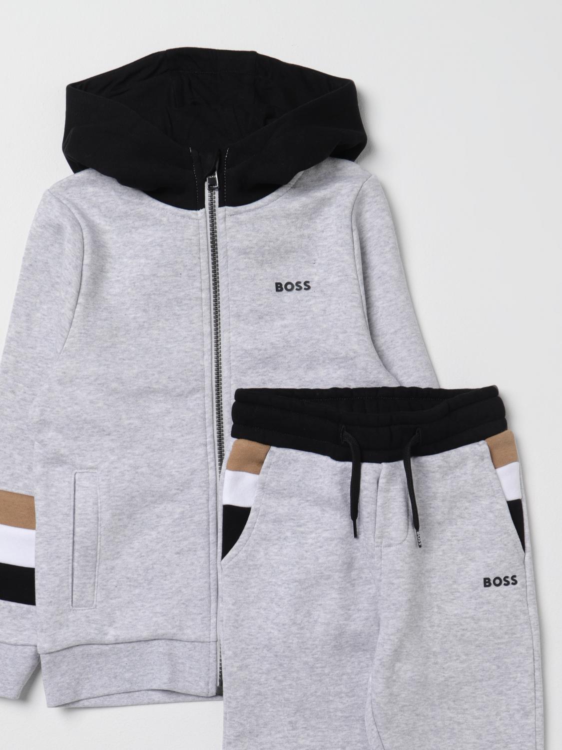 BOSS KLEIDUNGSSET: Anzug kinder Boss Kidswear, Grau - Img 3