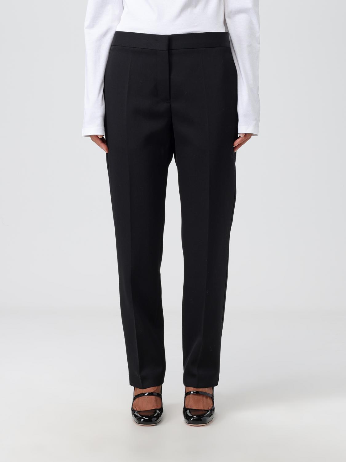 パンツ JIL SANDER Woman Pants Black J04KA0116J40021 001 JIL SANDER Woven straight-leg pants | NET-A-PORTER
