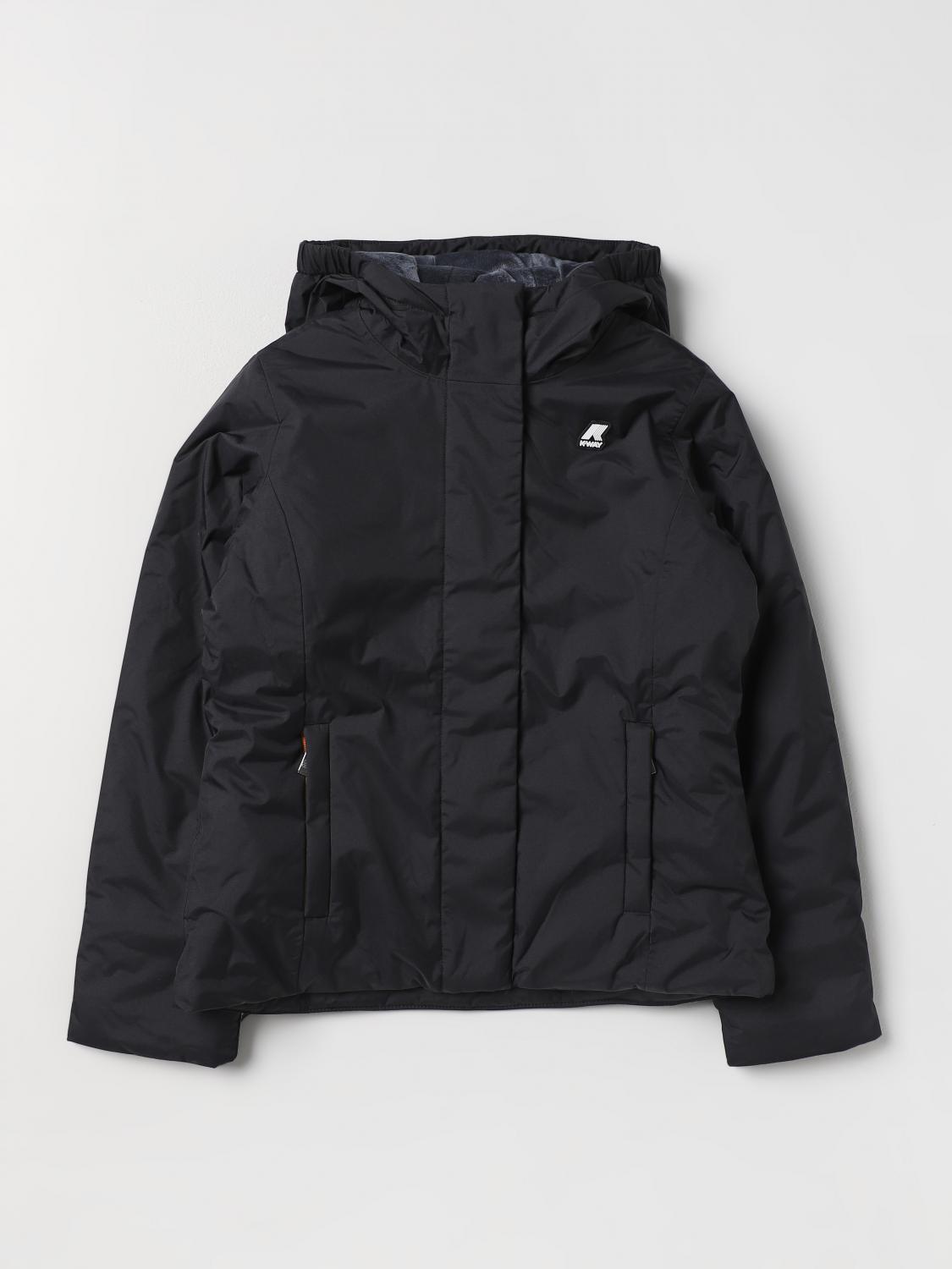 K-WAY JACKE: Mantel kinder K-way, Schwarz - Img 1