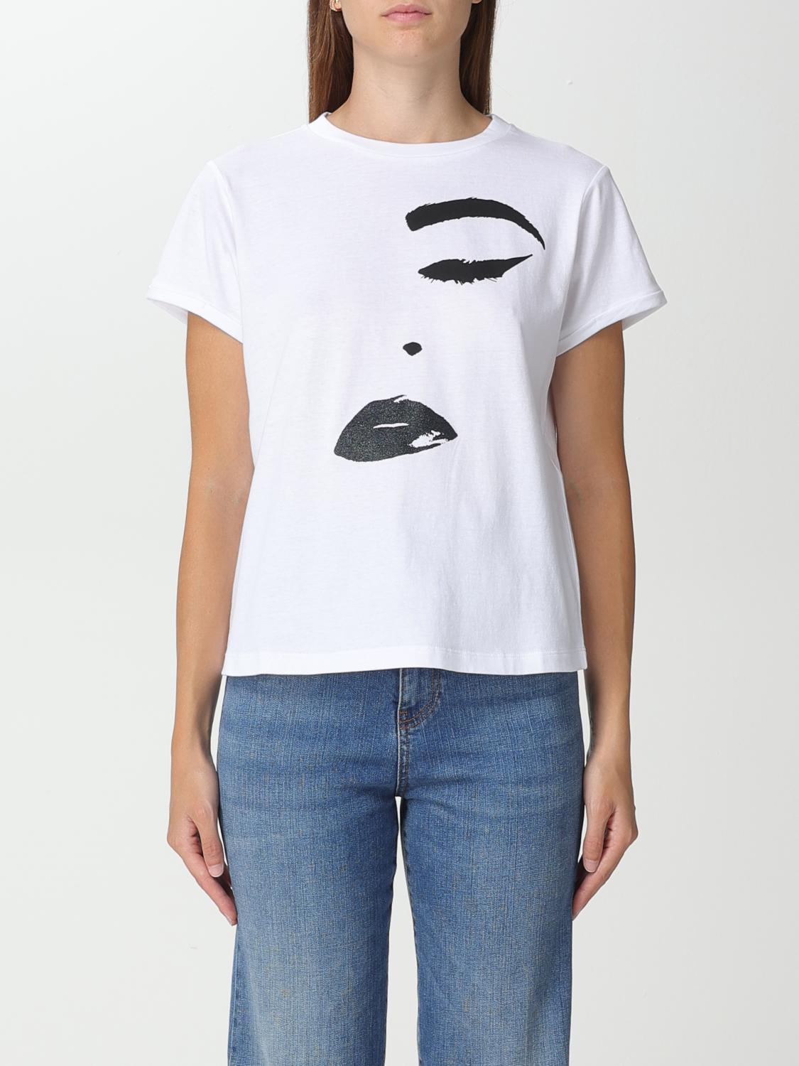TWINSET T-SHIRT: T-shirt damen Twinset, Weiß - Img 1