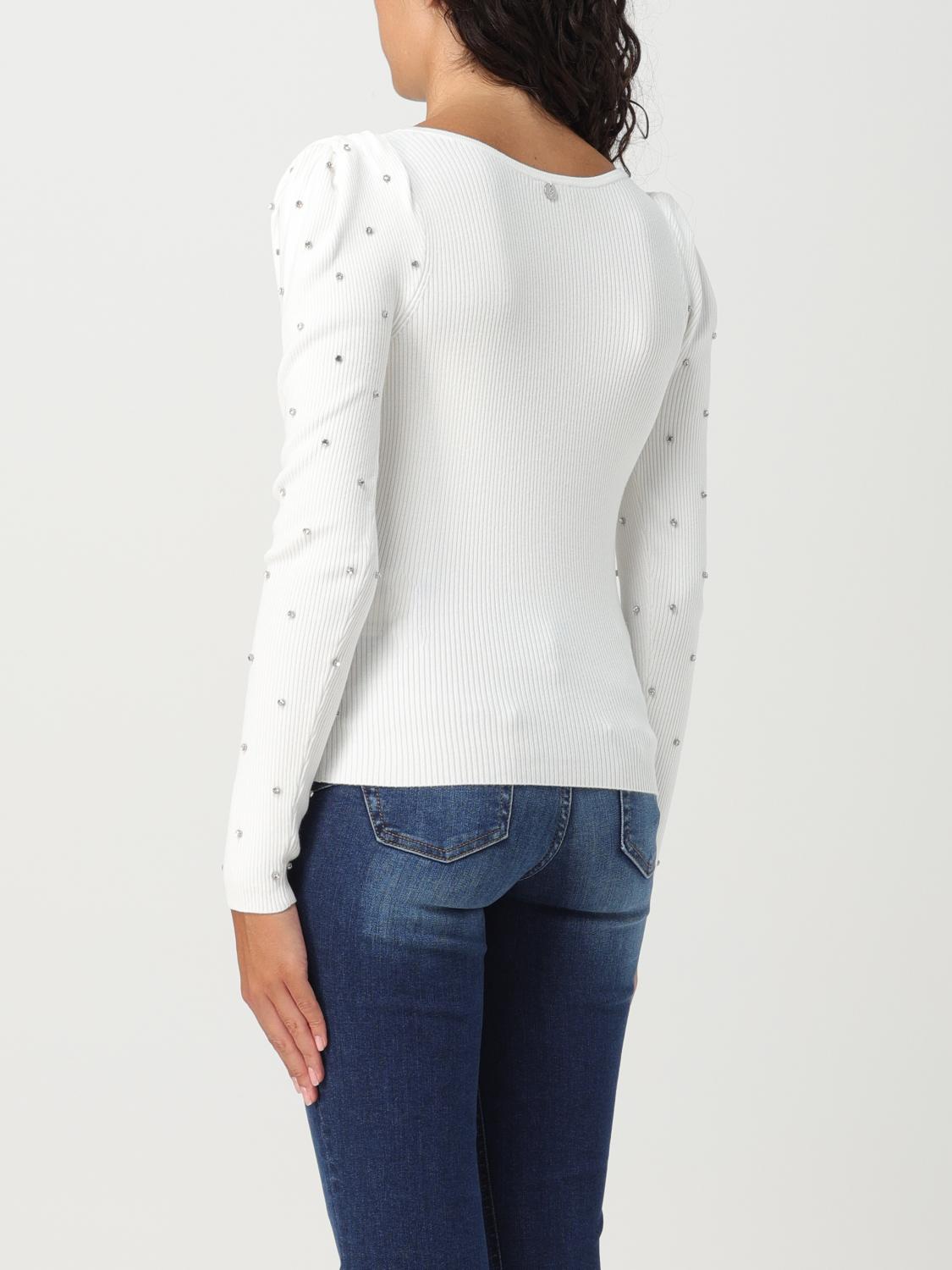 LIU JO PULLOVER: Pullover damen Liu Jo, Weiß - Img 2