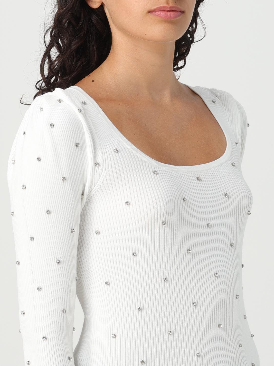 LIU JO PULLOVER: Pullover damen Liu Jo, Weiß - Img 3