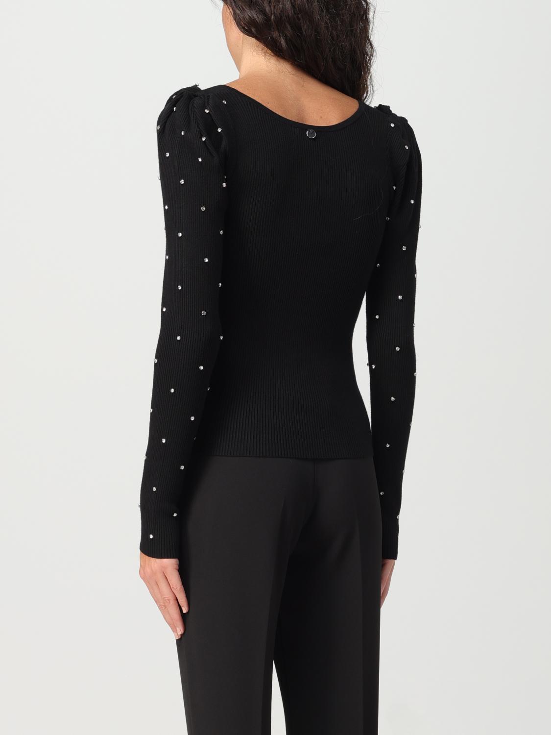 LIU JO PULLOVER: Pullover damen Liu Jo, Schwarz - Img 2