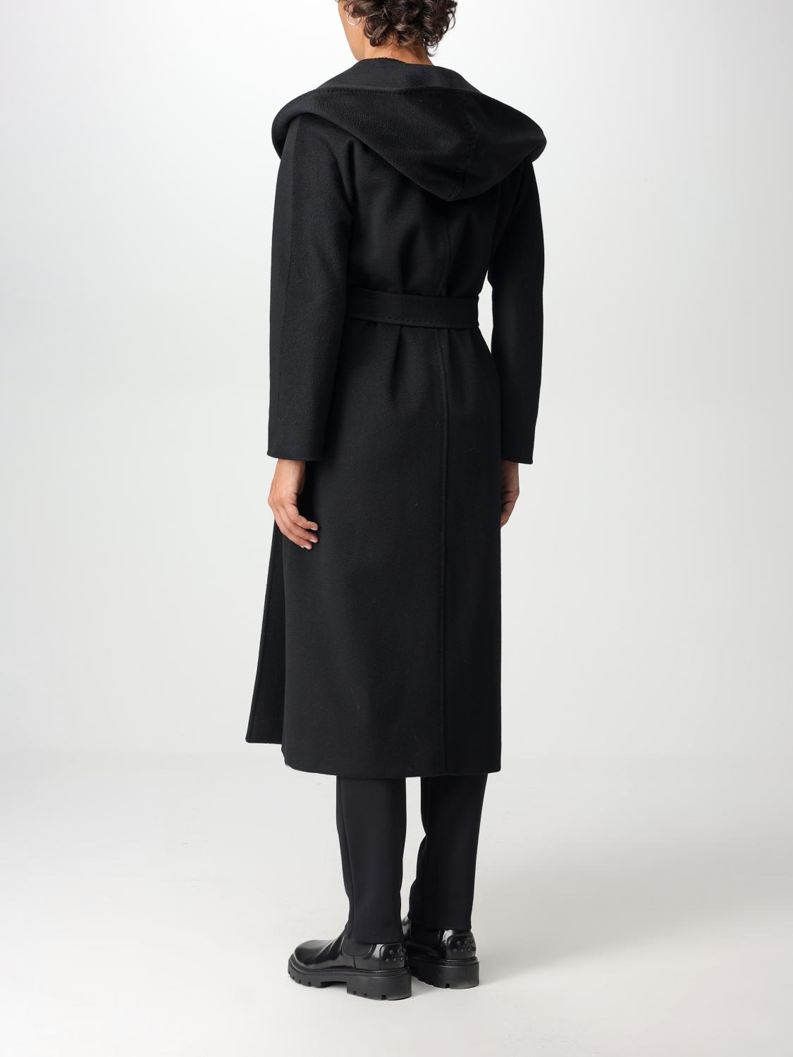 MAX MARA ABRIGO: Abrigo mujer Max Mara, Negro - Img 2
