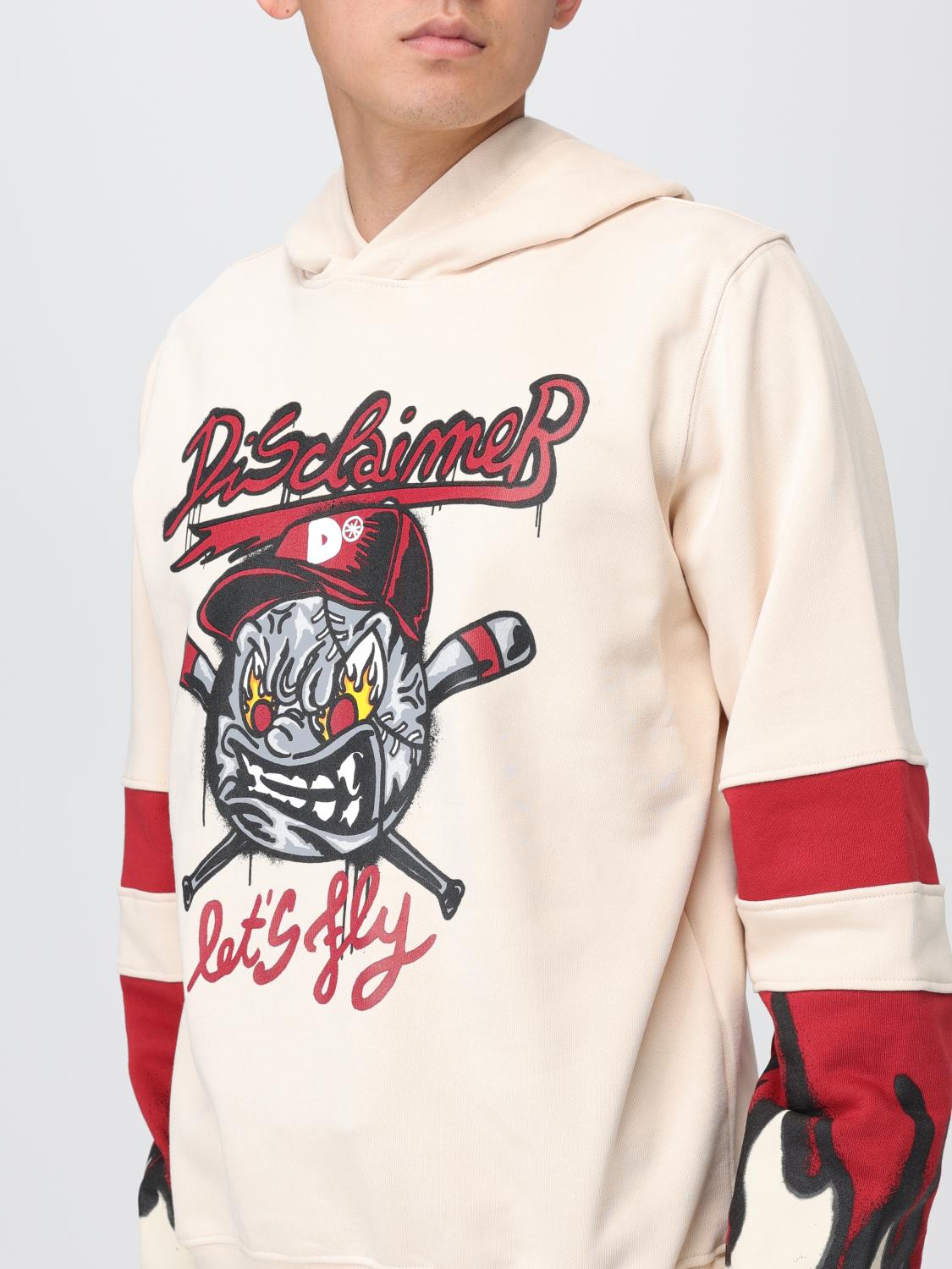 DISCLAIMER SWEATSHIRT: Pullover herren Disclaimer, Cream - Img 3