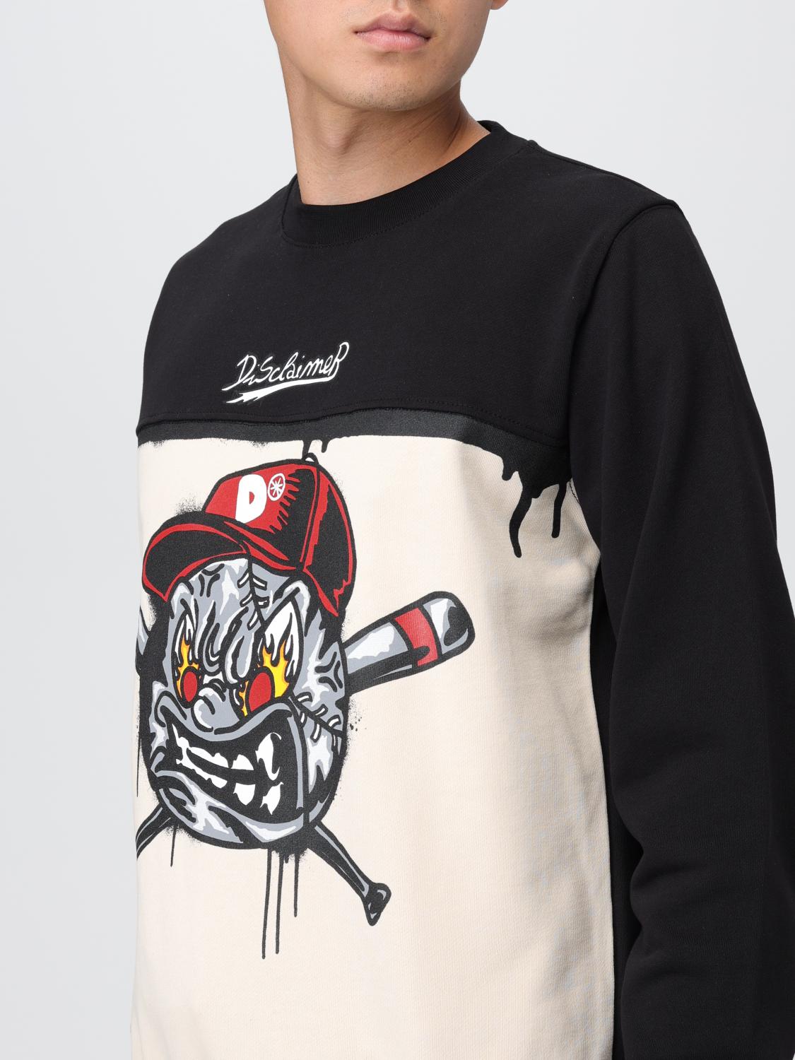 DISCLAIMER SWEATSHIRT: Sweater men Disclaimer, Black - Img 3