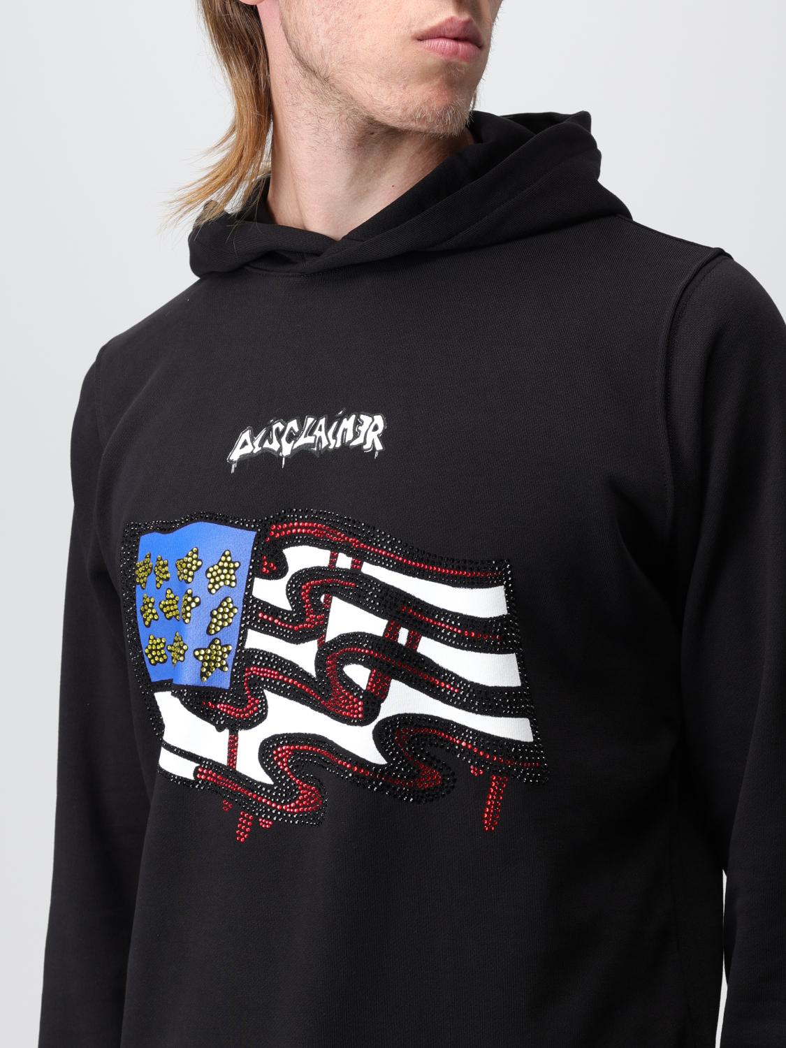 DISCLAIMER SWEATSHIRT: Sweater men Disclaimer, Black - Img 3