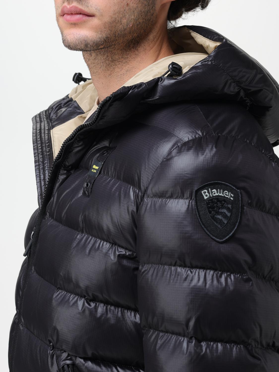 BLAUER JACKET: Jacket men Blauer, Black - Img 4