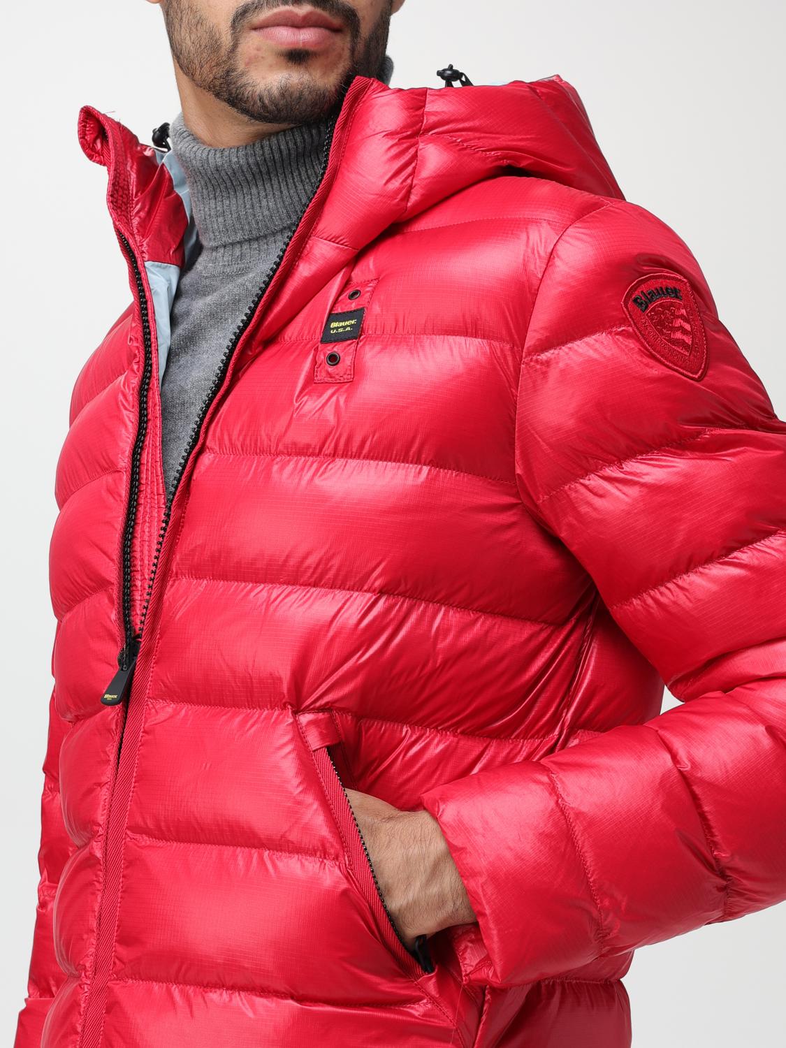 BLAUER JACKET: Jacket men Blauer, Red - Img 4