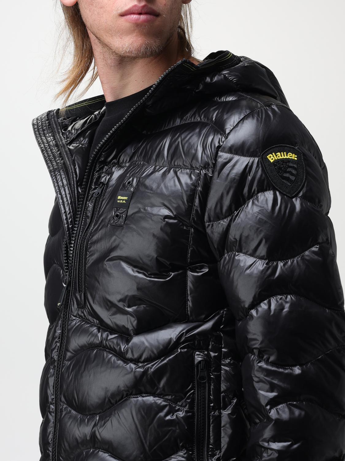 BLAUER JACKET: Jacket men Blauer, Black - Img 4