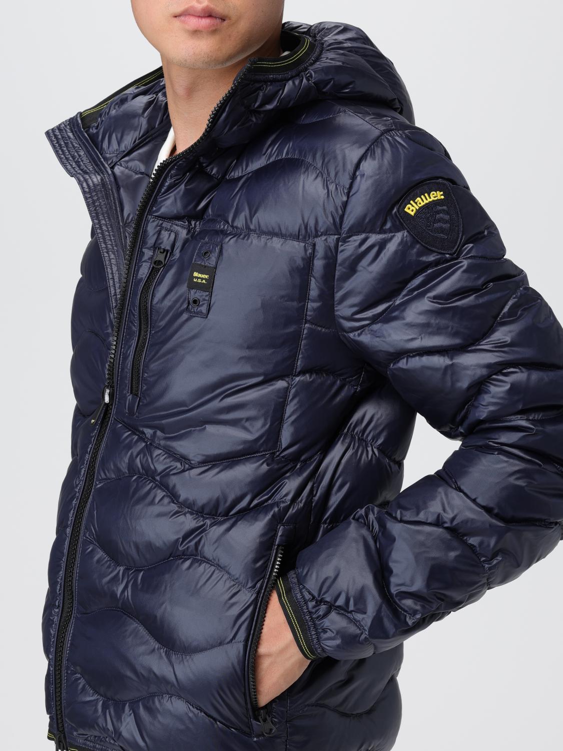 BLAUER JACKET: Jacket men Blauer, Blue - Img 4