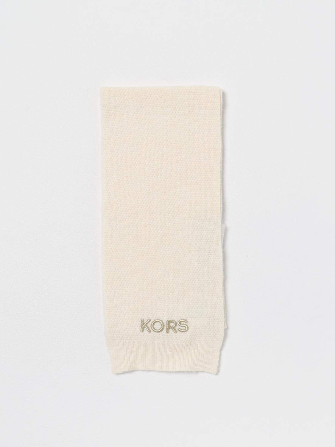 MICHAEL KORS BUFANDA: Bufanda niños Michael Kors, Crema - Img 1