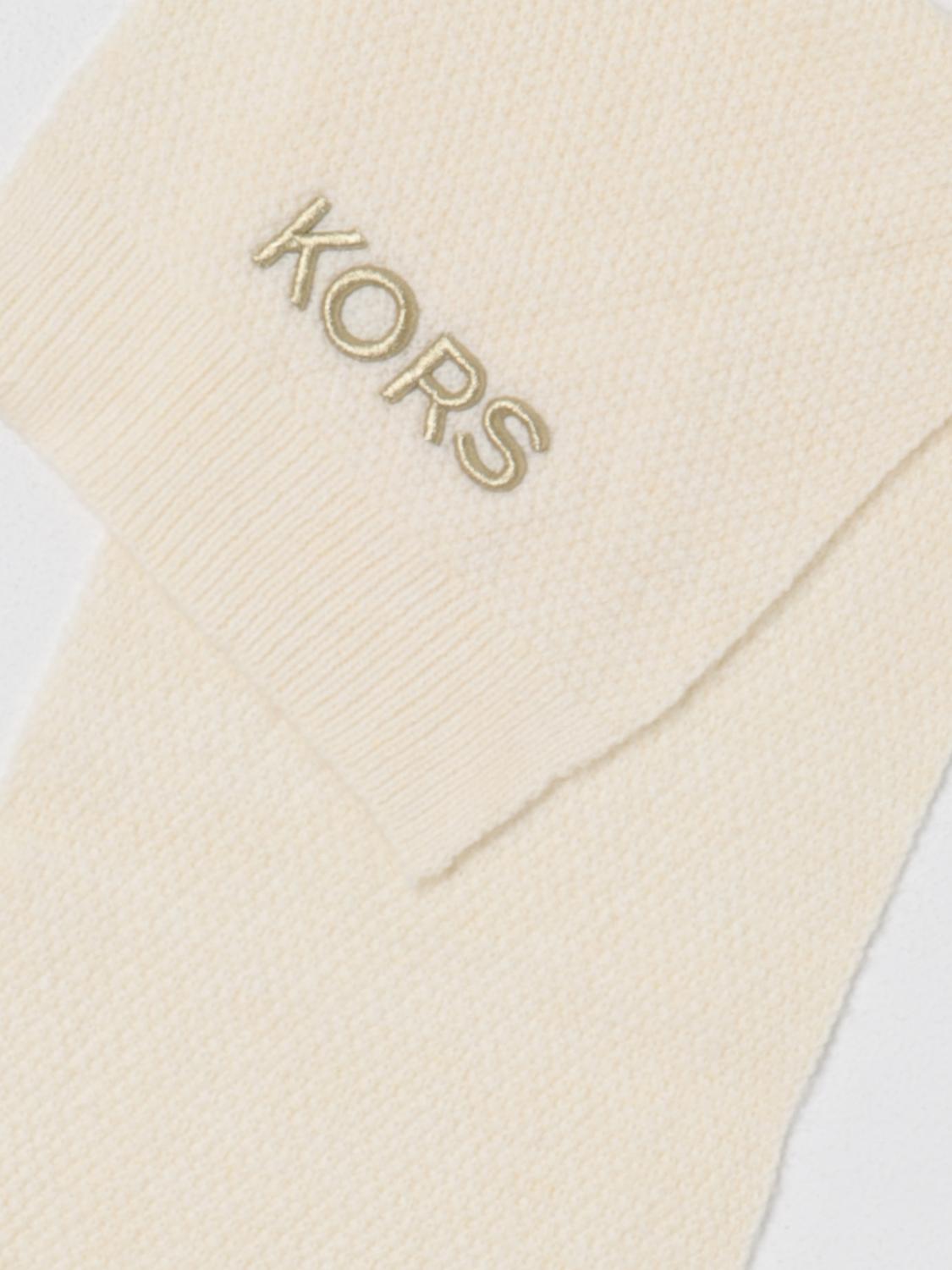 MICHAEL KORS BUFANDA: Bufanda niños Michael Kors, Crema - Img 3