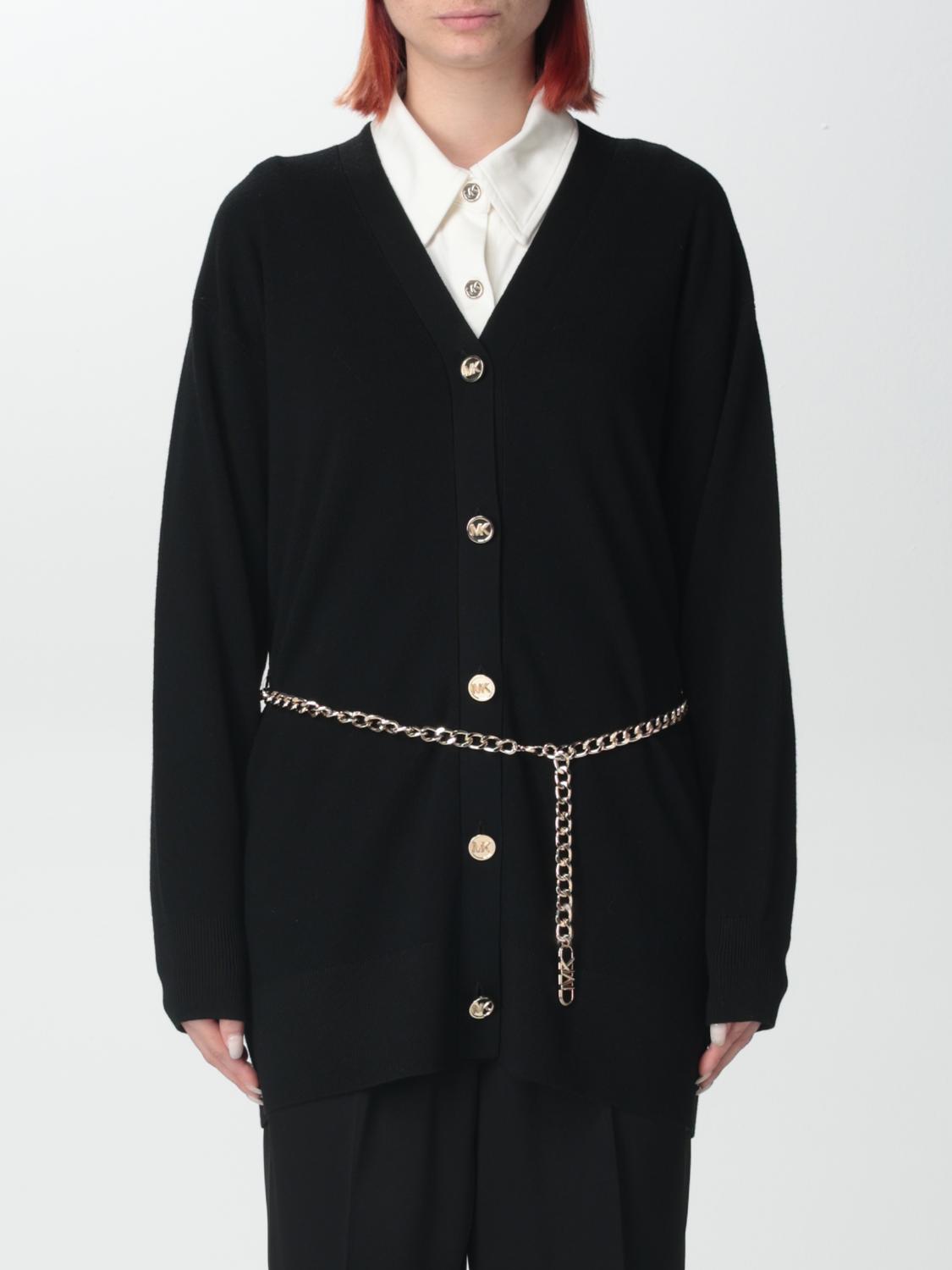 MICHAEL MICHAEL KORS Cardigan femme Noir Cardigan Michael Michael Kors MF360O24VR en ligne sur GIGLIO.COM